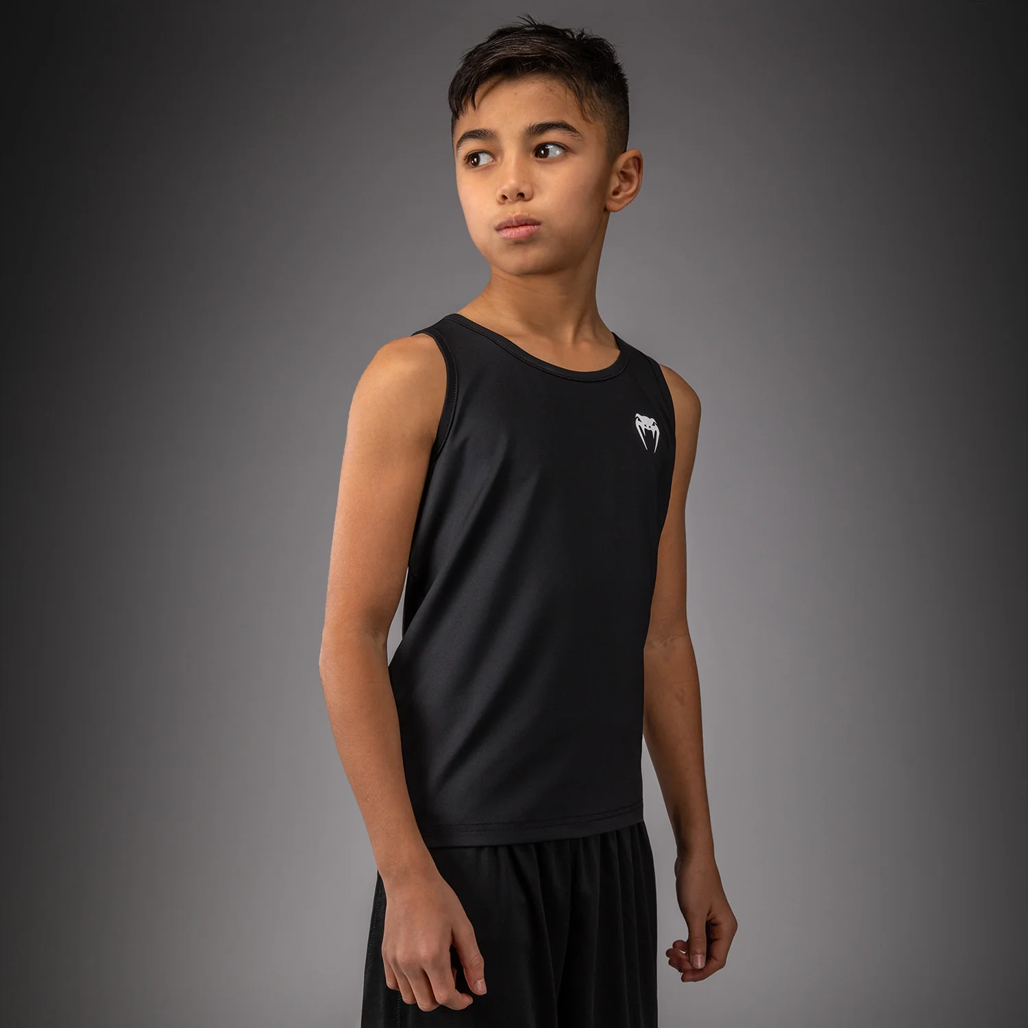 Venum Contender Youth Tank Top - Black/White - Image 3