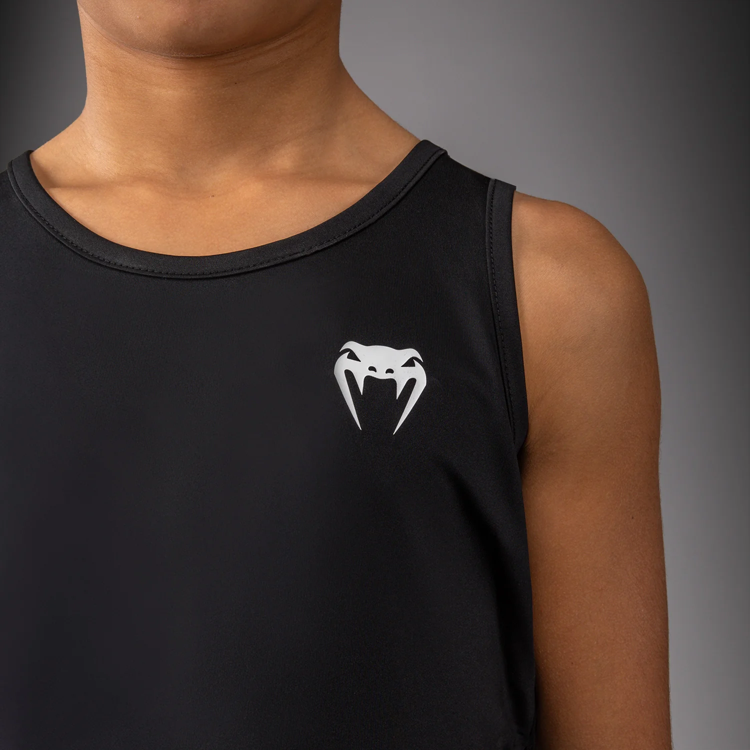 Venum Contender Youth Tank Top - Black/White - Image 5