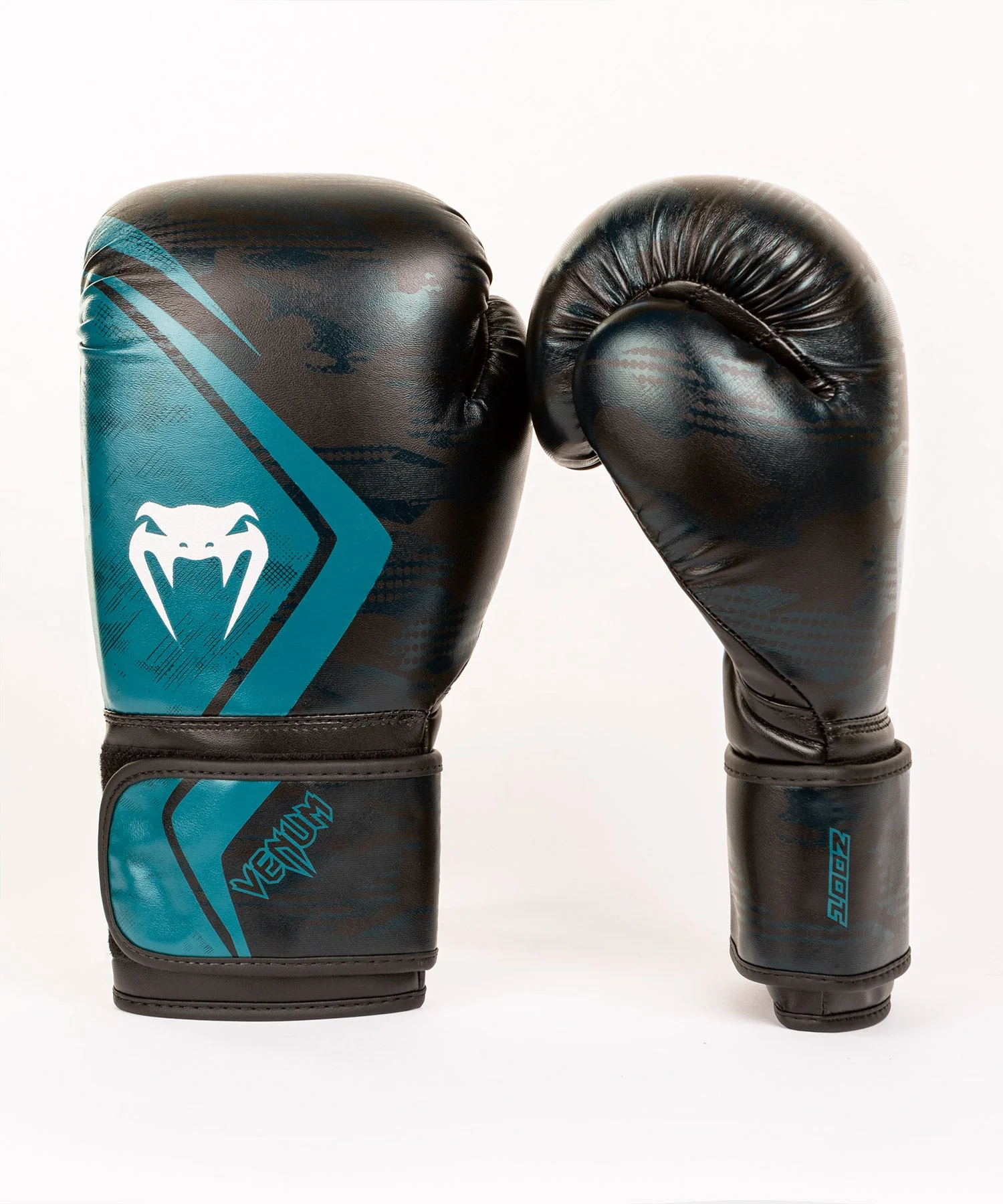 Venum Defender Contender 2.0 Boxing Gloves - Black/Green - Image 2