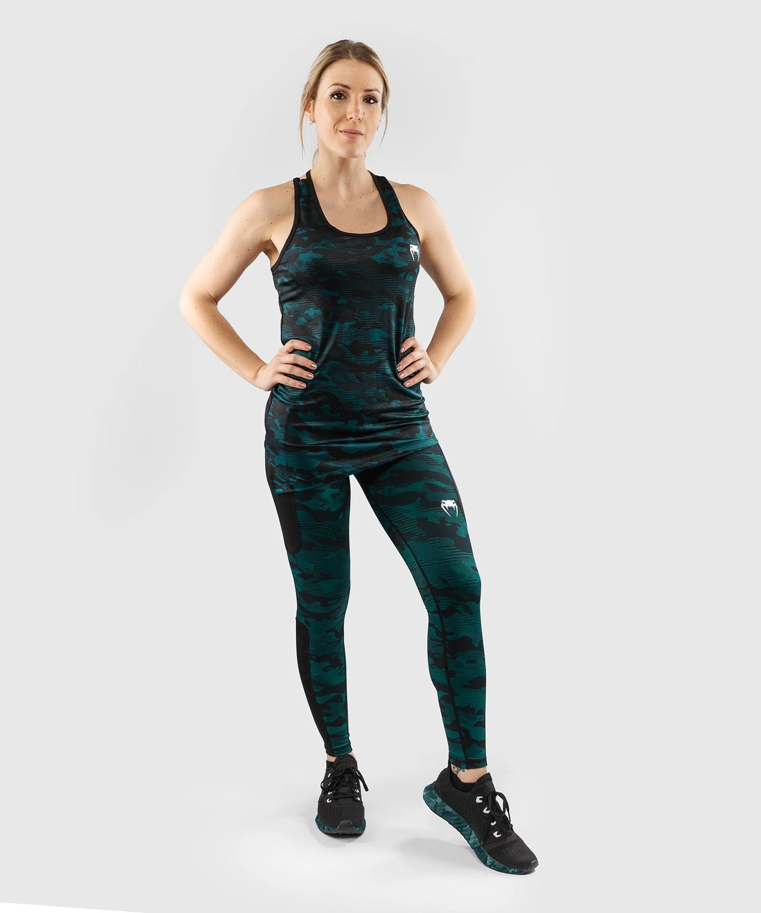Venum Defender Tank Top - Black/Green - Image 6