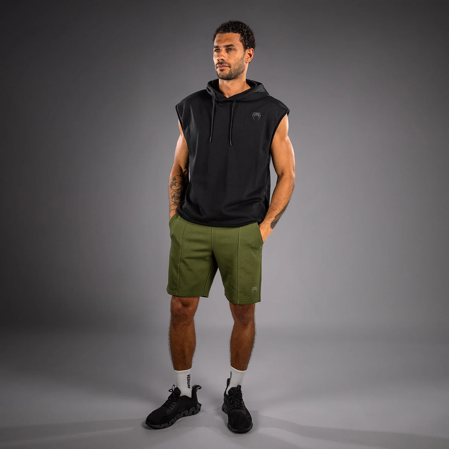 Venum Divide Sleeveless Hoodie - Black - Image 6