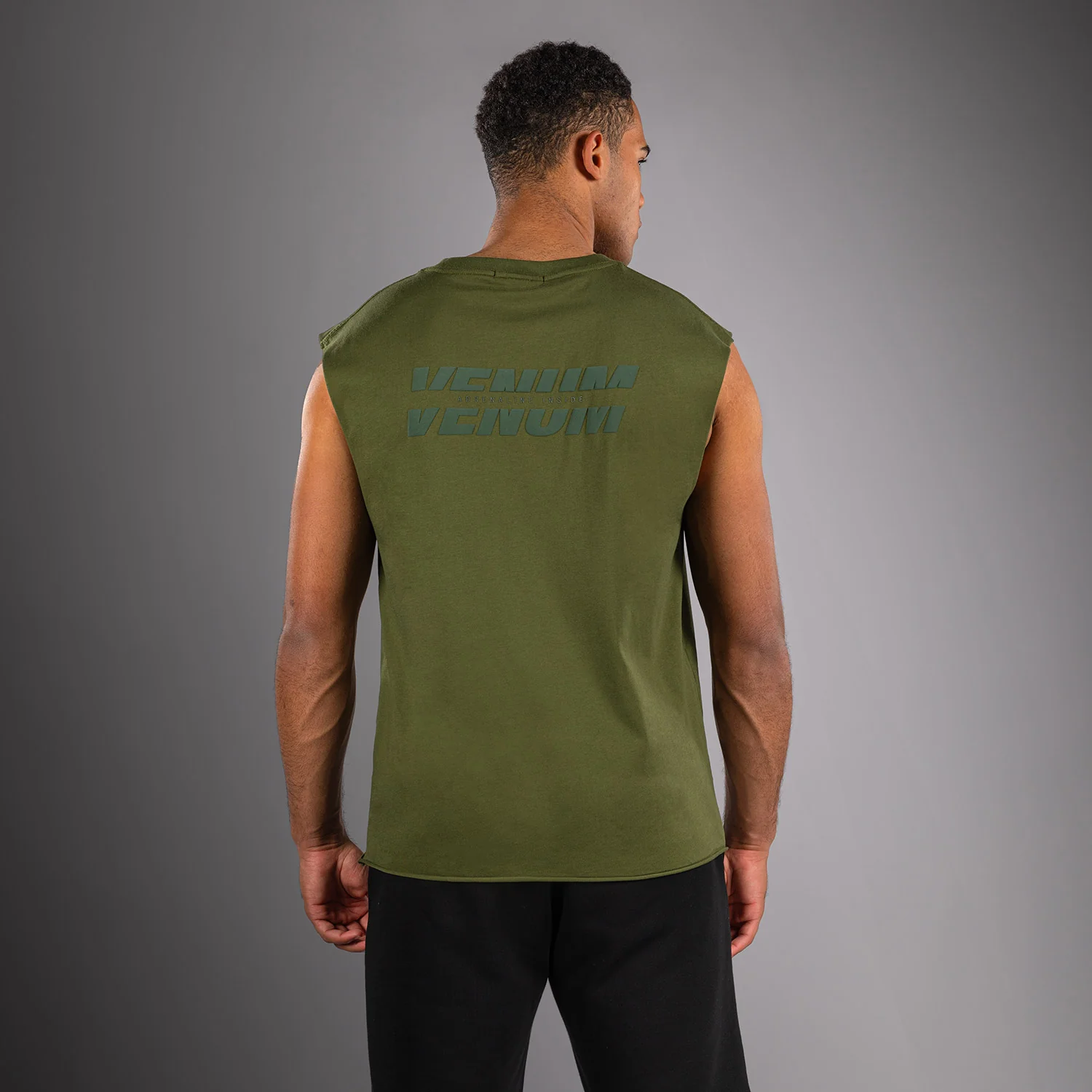 Venum Divide Sleeveless T-Shirt - Military Green