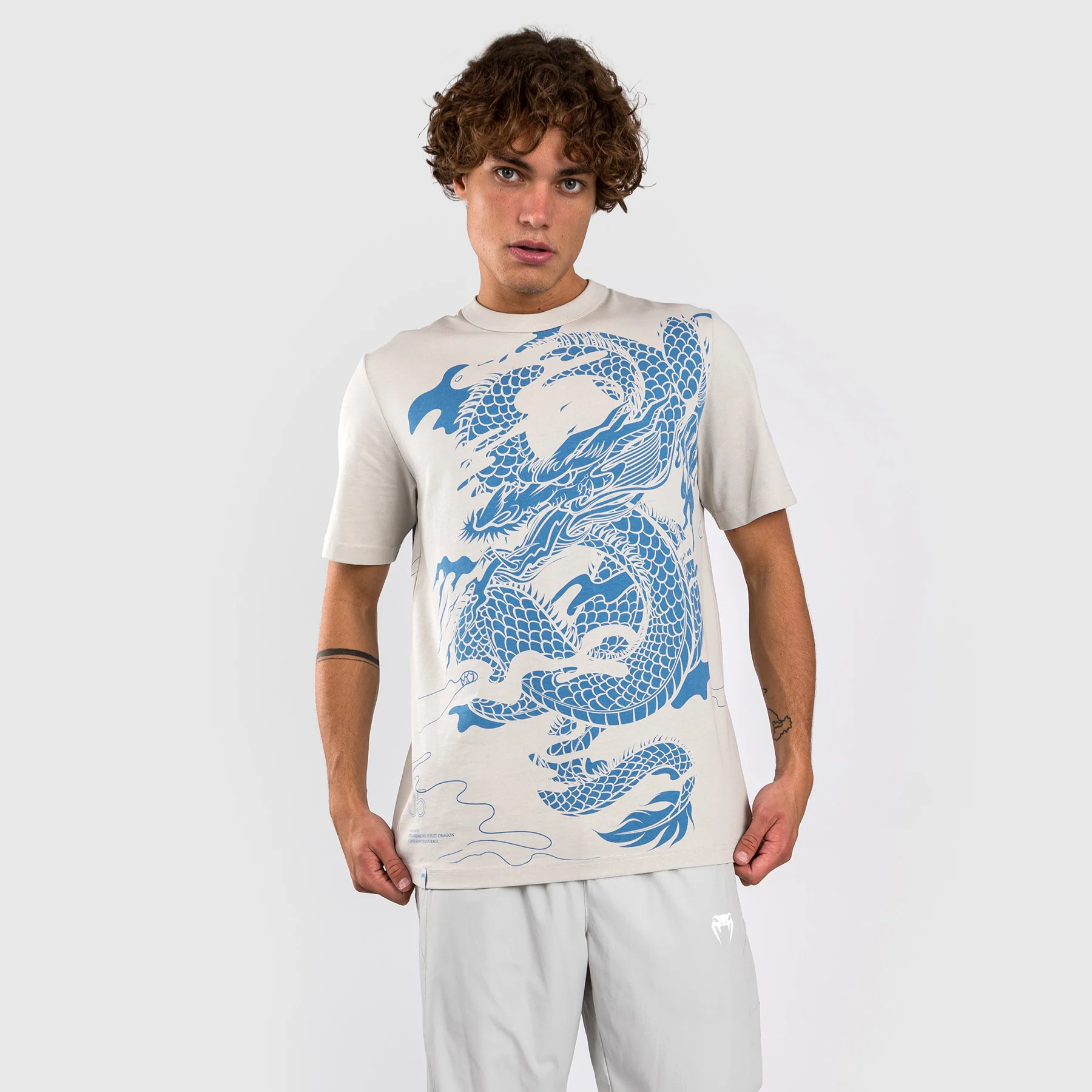 Venum Dragon’s Flight Men’s T-Shirt - Misty Blue