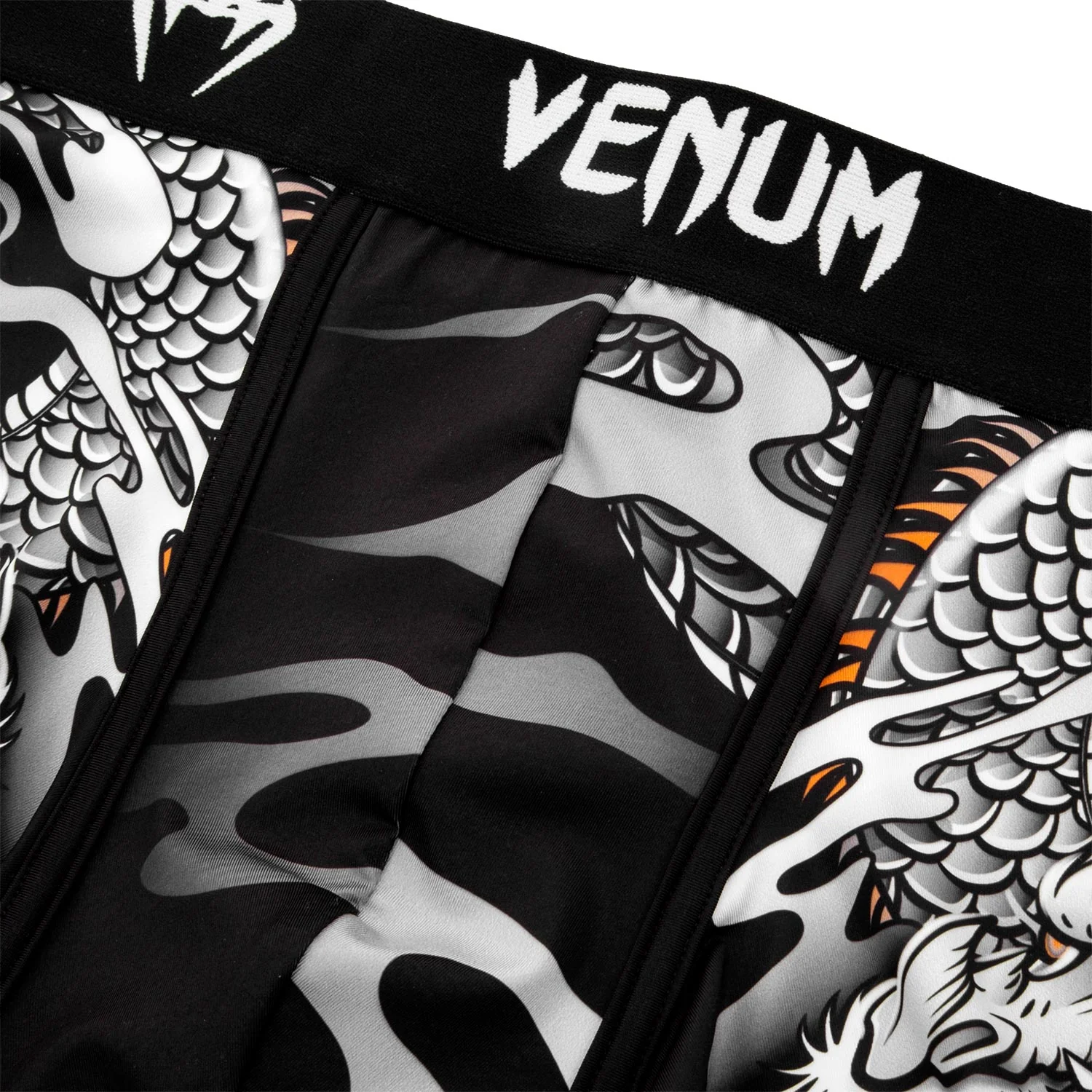 Venum Dragon's Flight Boxer - Black/White - Image 3