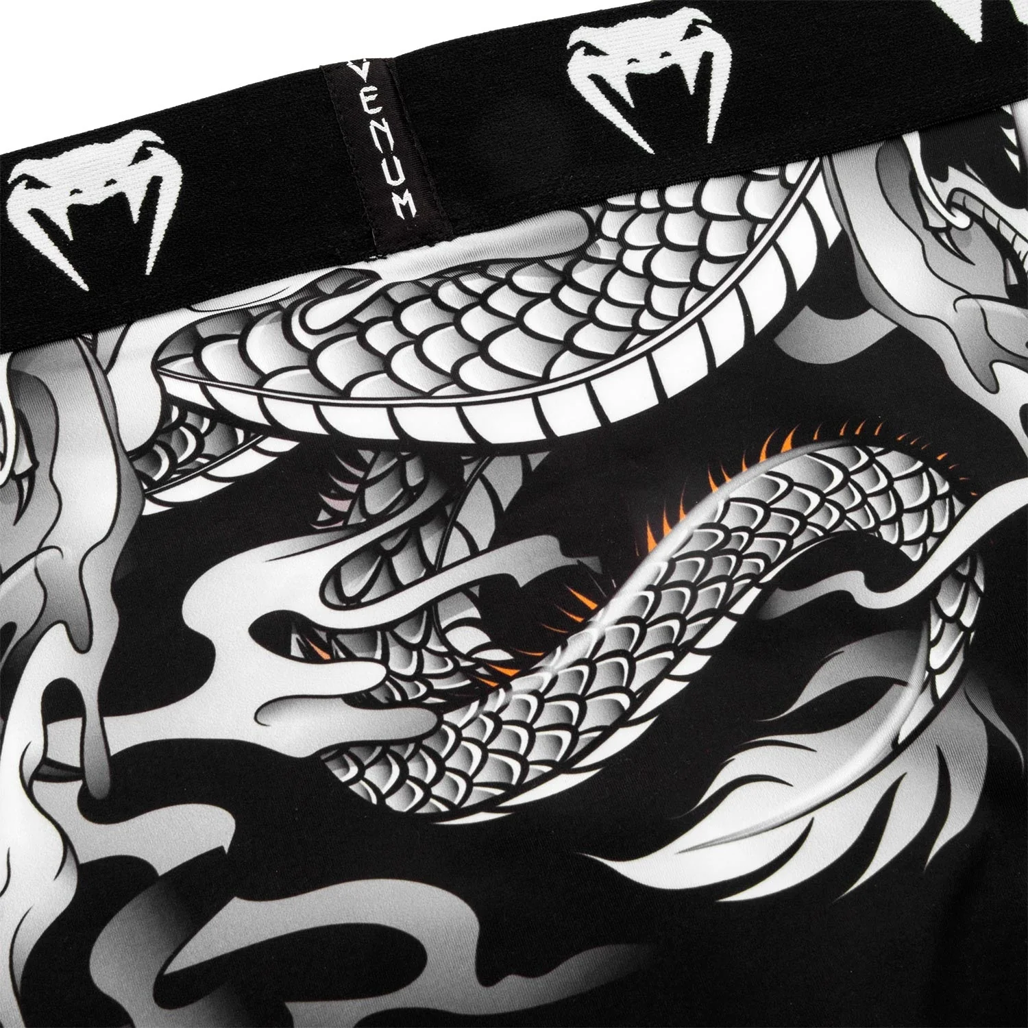 Venum Dragon's Flight Boxer - Black/White - Image 4