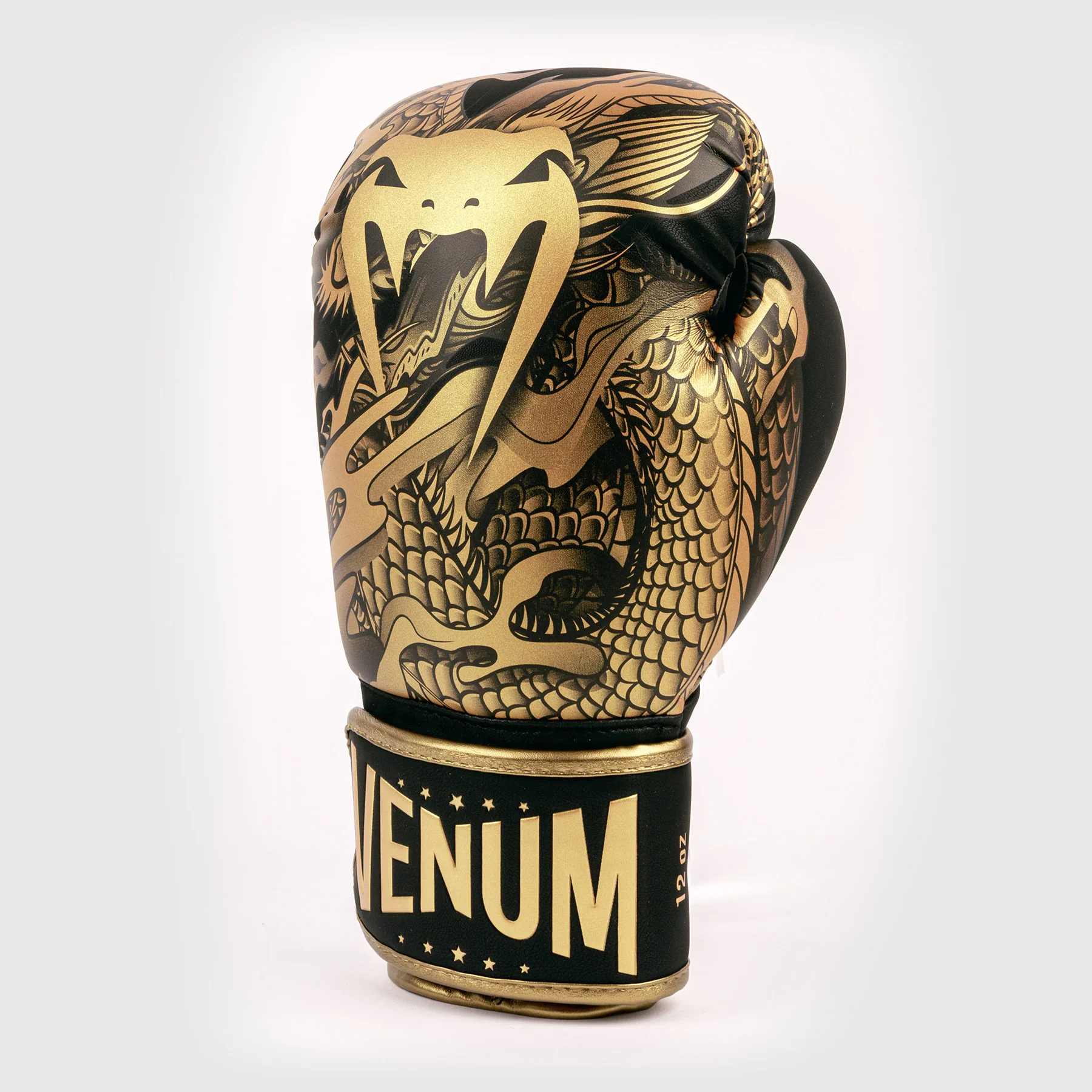 Venum Dragon's Flight Boxing Gloves - Black/Bronze - Image 4
