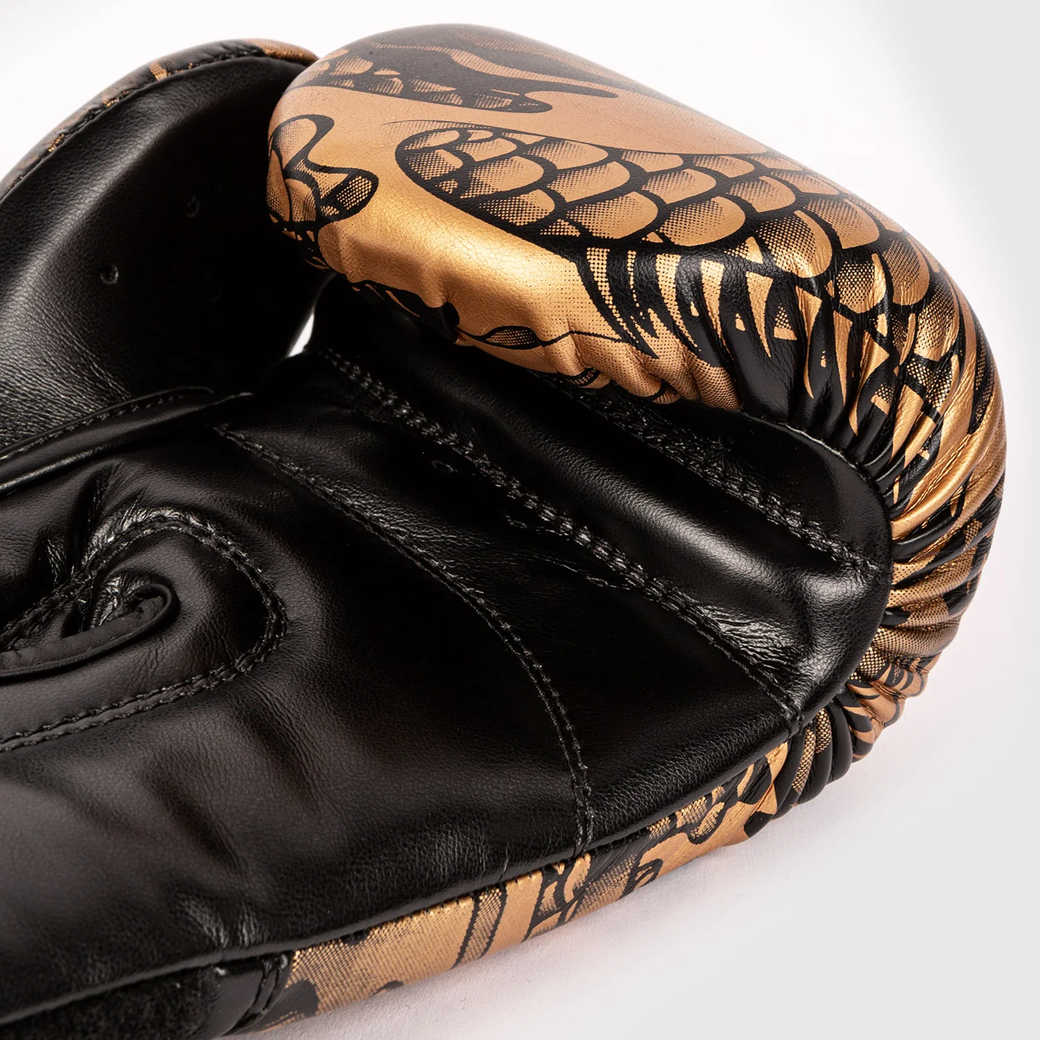 Venum Dragon's Flight Boxing Gloves - For Kids - Black/Bronze - Image 6