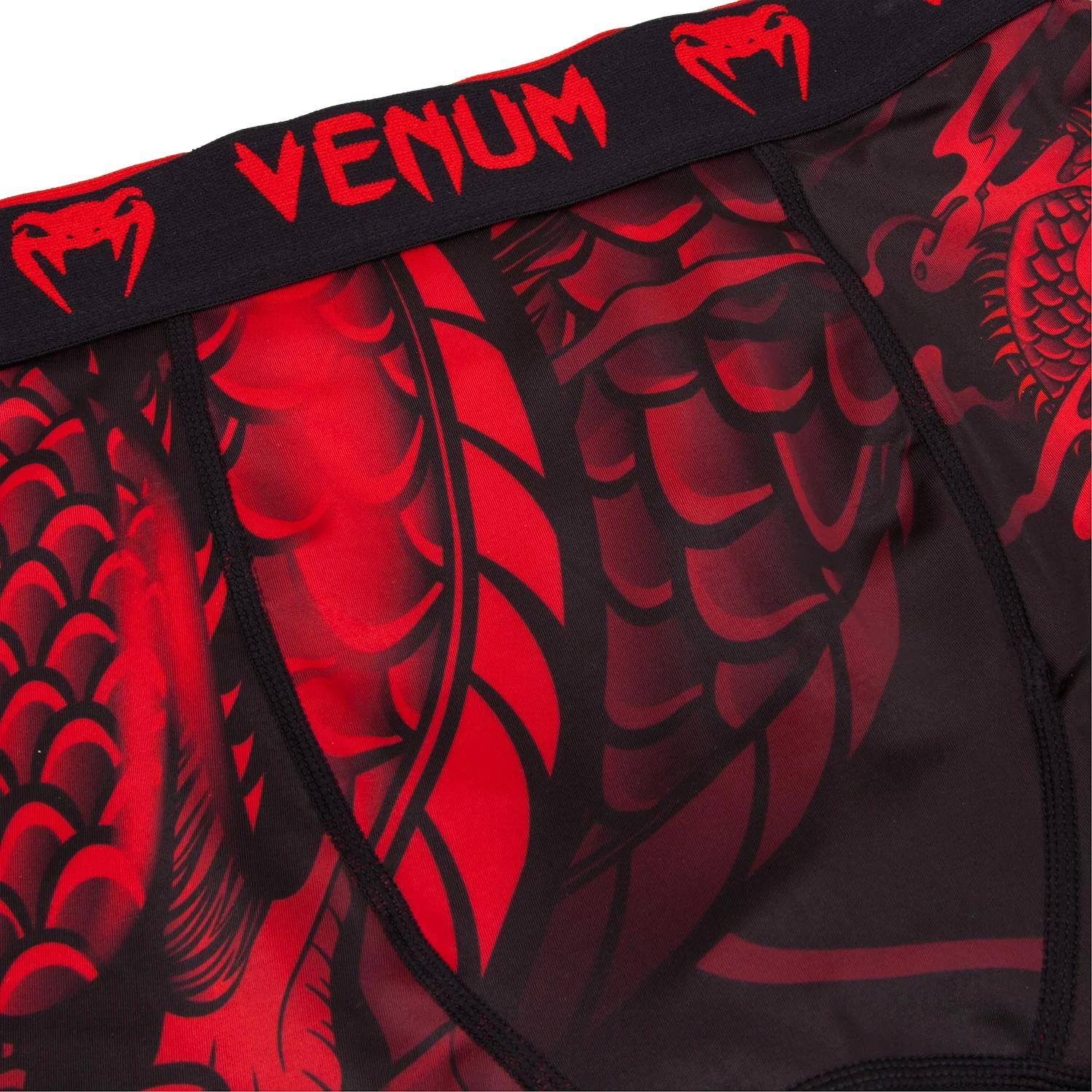 Venum Dragon's Flight Compression Shorts - Black/Red - Image 6
