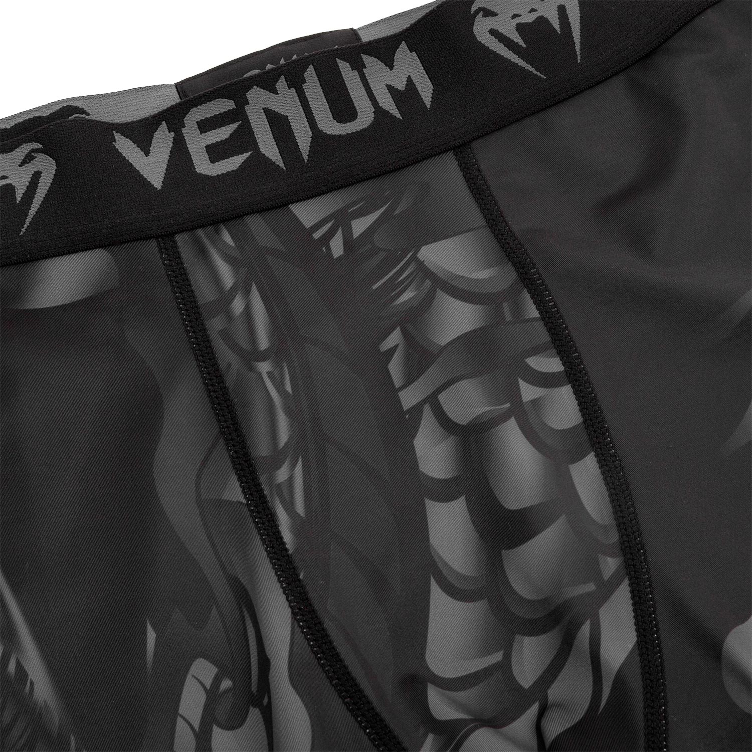 Venum Dragon's Flight Compression Tights - Black/Black - Image 5