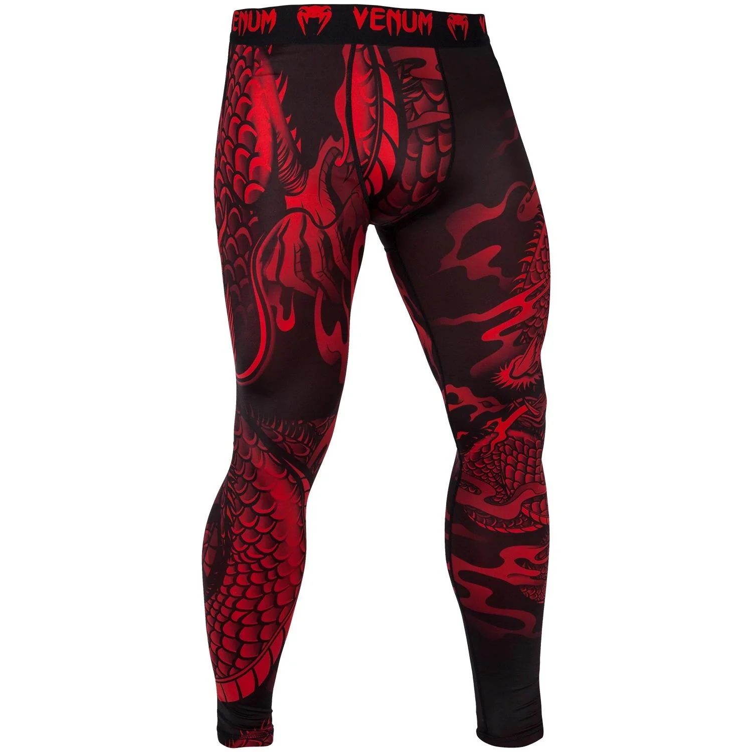Venum Dragon's Flight Compression Tights - Black/Red - Image 2