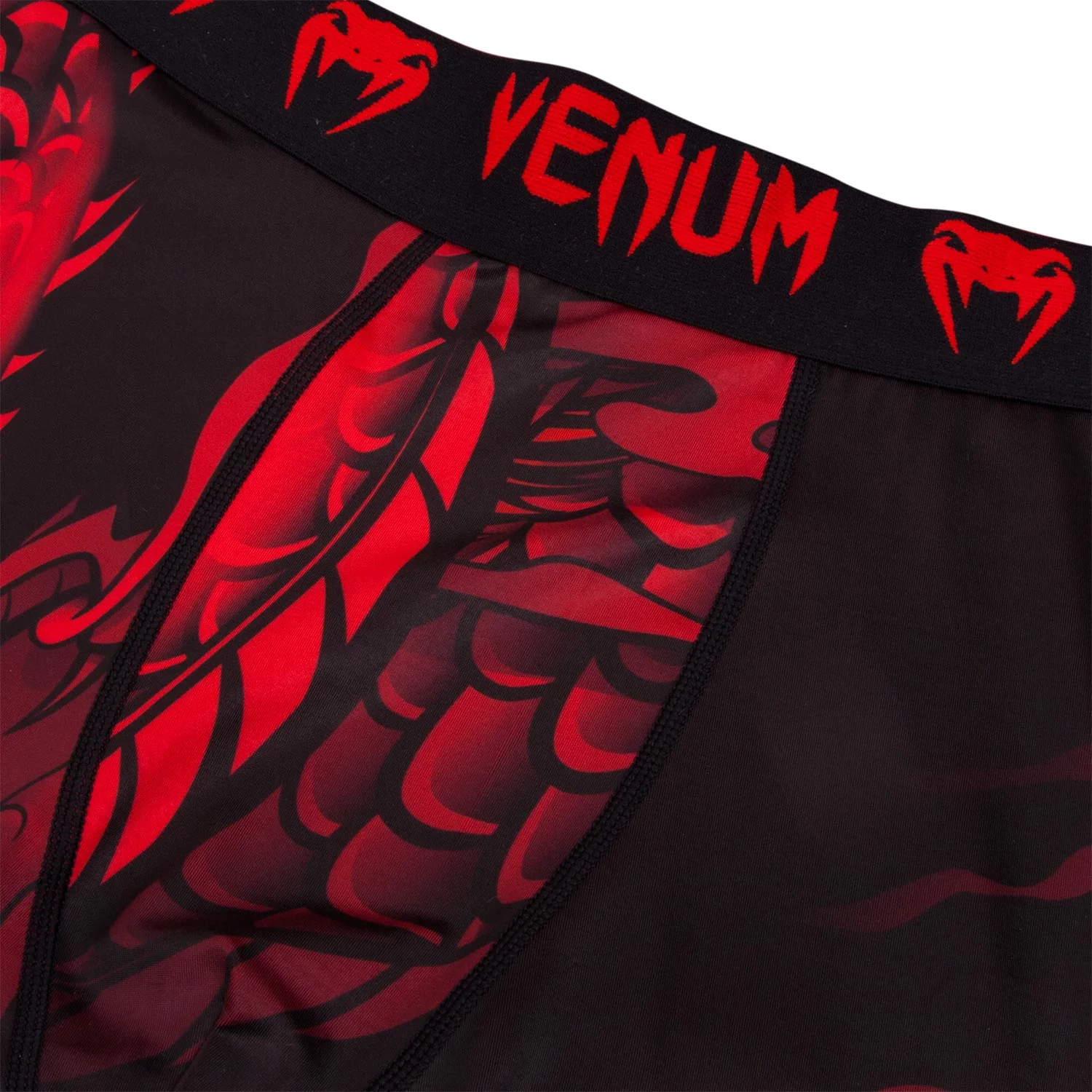 Venum Dragon's Flight Compression Tights - Black/Red - Image 5