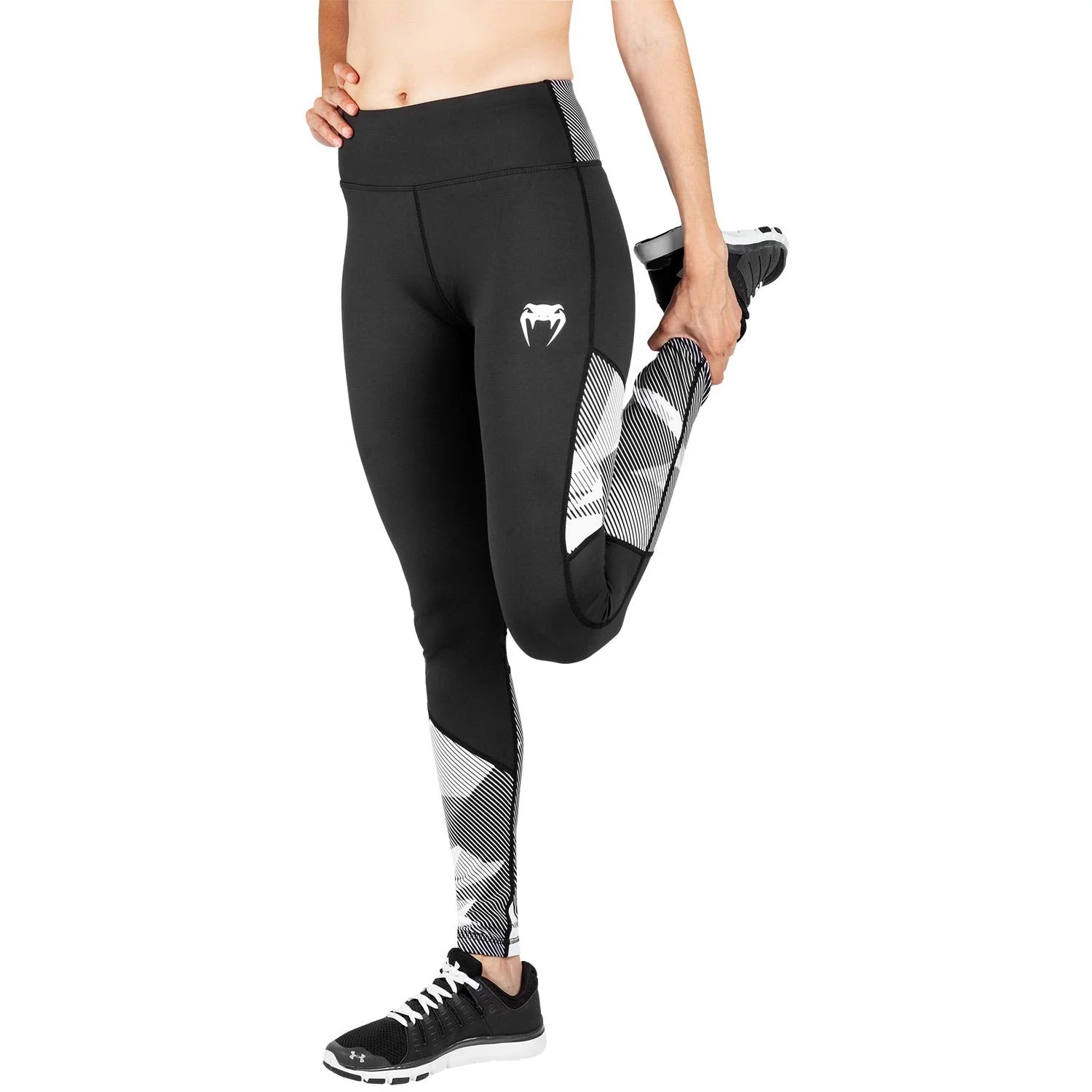 Venum Dune 2.0 Leggings - For Women - Black/White - Image 4