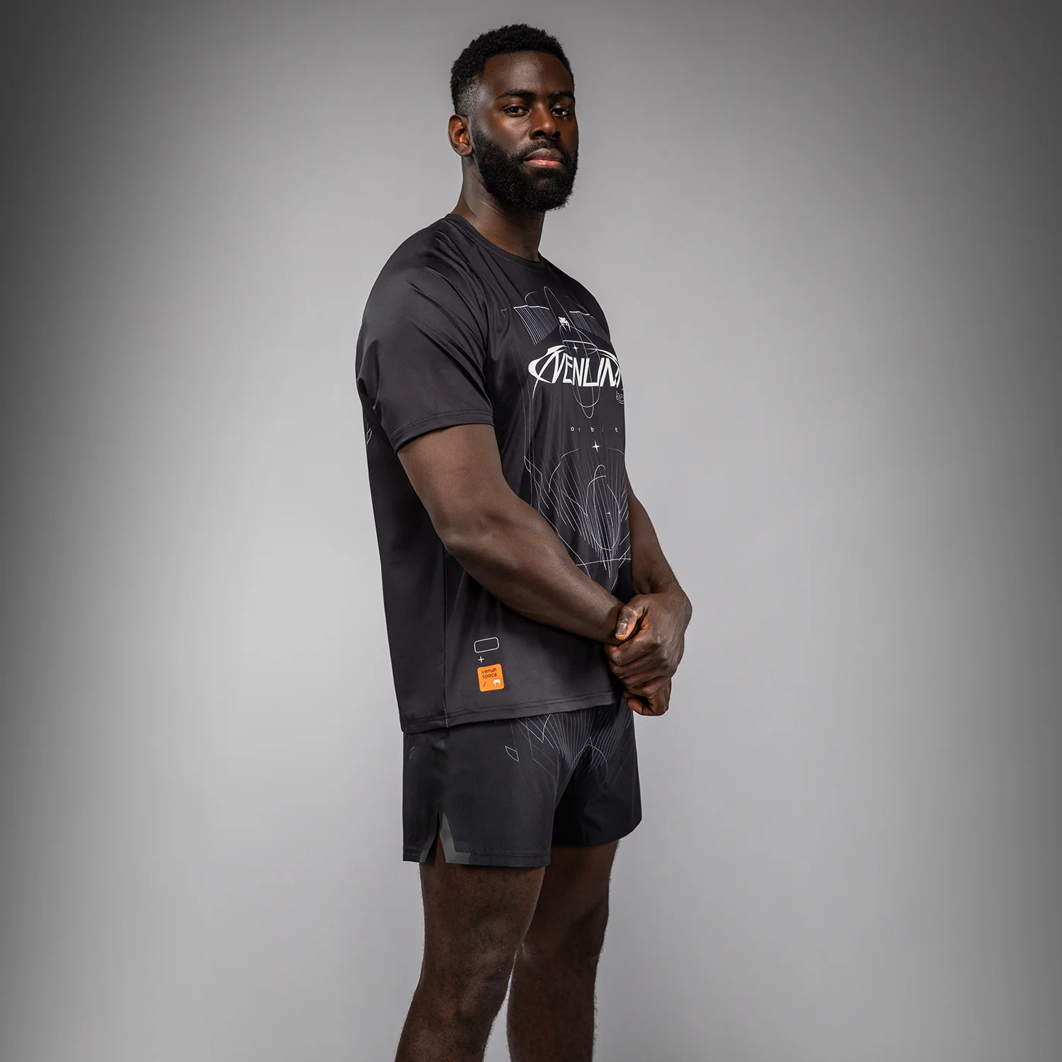 Venum Eclipse Dry-Tech T-Shirt - Black/Silver - Image 2