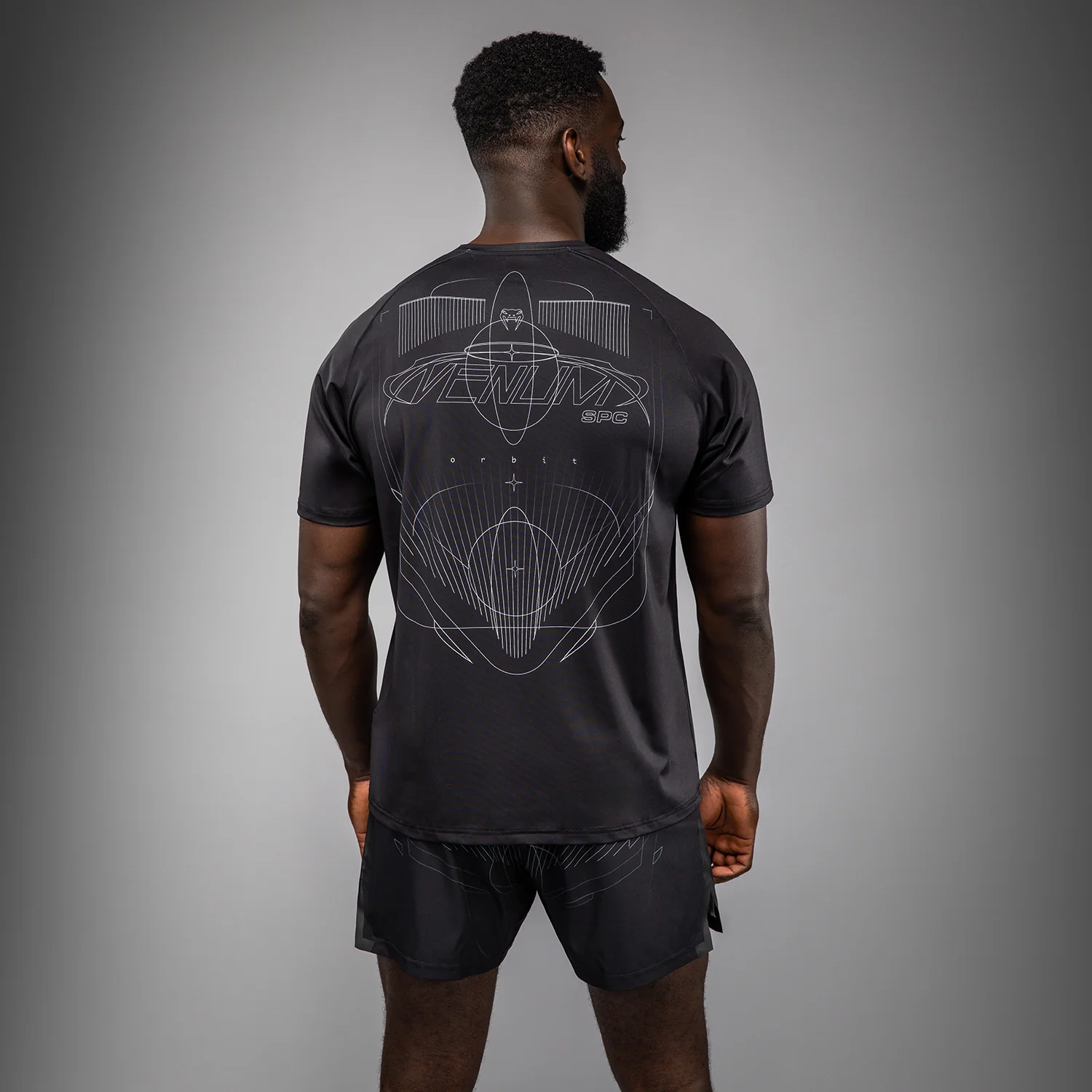 Venum Eclipse Dry-Tech T-Shirt - Black/Silver - Image 3
