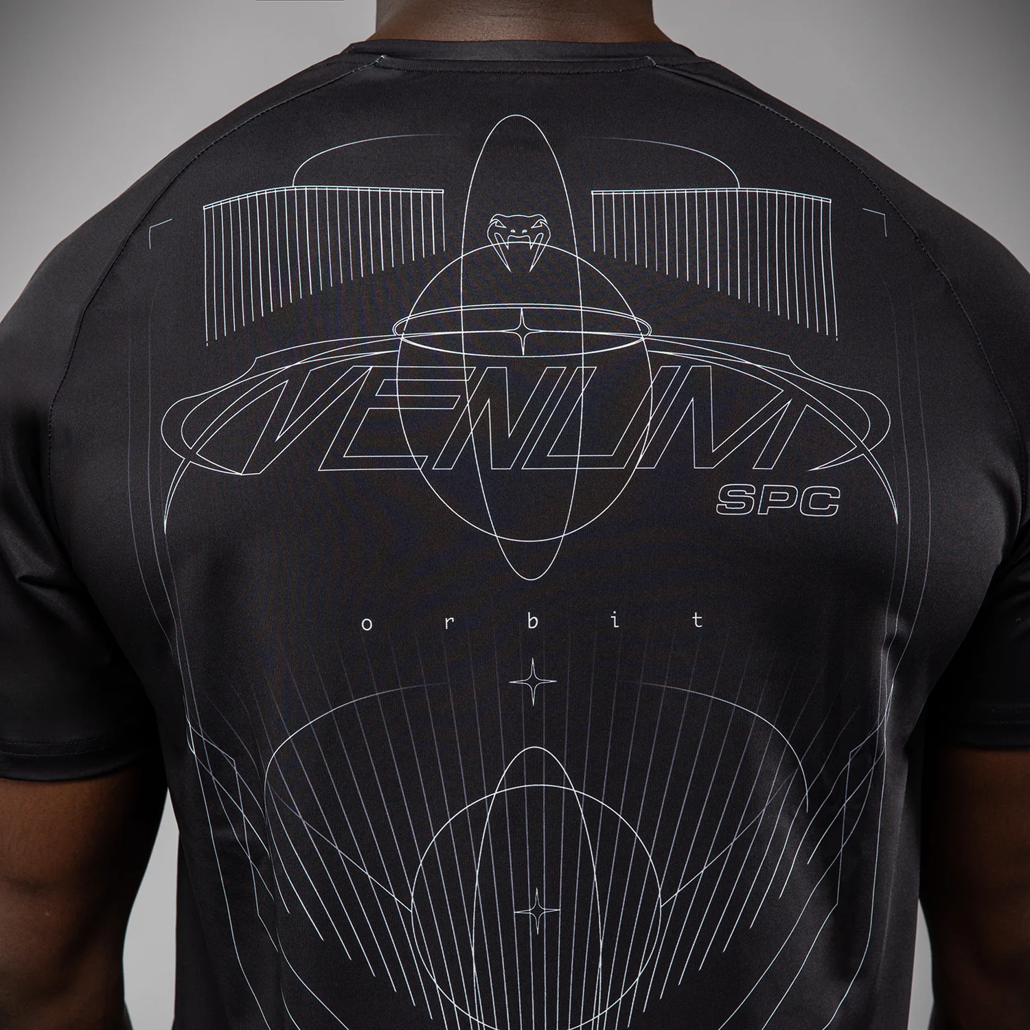 Venum Eclipse Dry-Tech T-Shirt - Black/Silver - Image 8