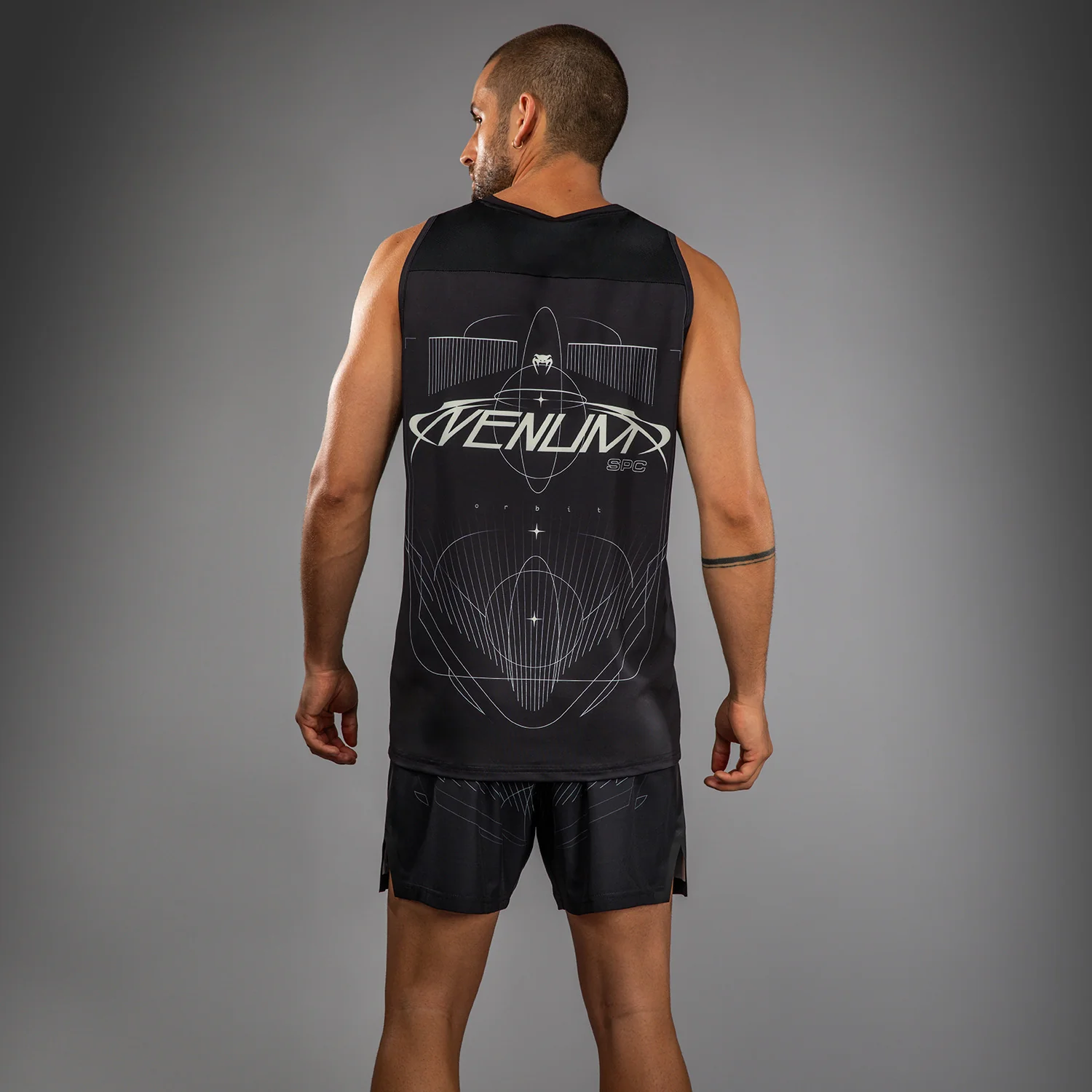 Venum Eclipse Dry-Tech Tank Top - Black/Ivory - Image 3