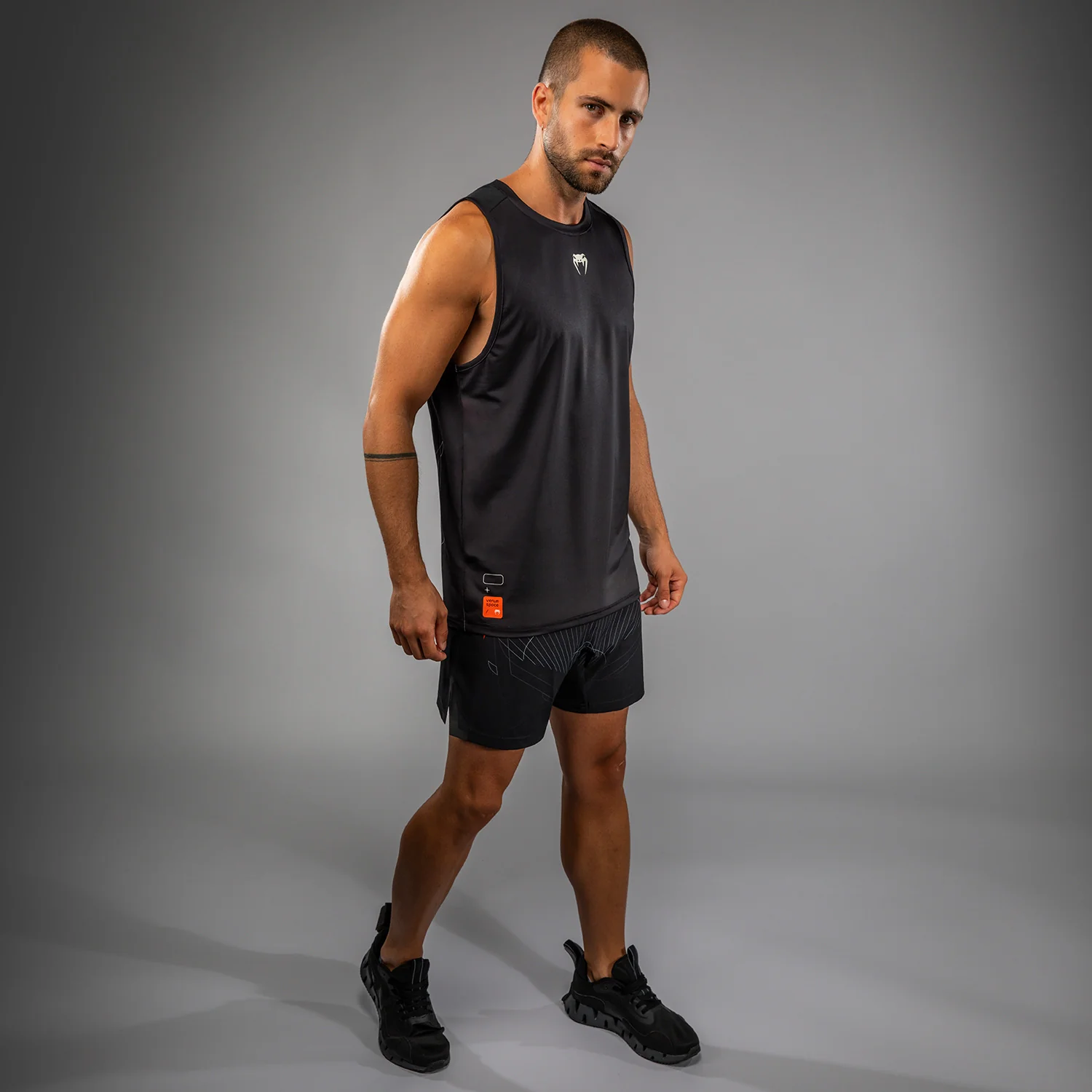 Venum Eclipse Dry-Tech Tank Top - Black/Ivory - Image 4