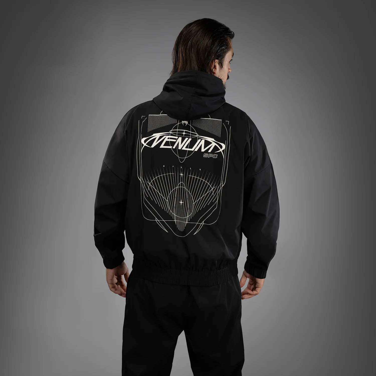 Venum Eclipse Track Jacket - Black/Ivory