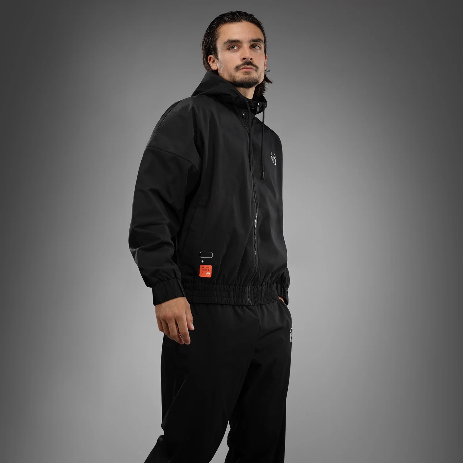 Venum Eclipse Track Jacket - Black/Ivory - Image 4