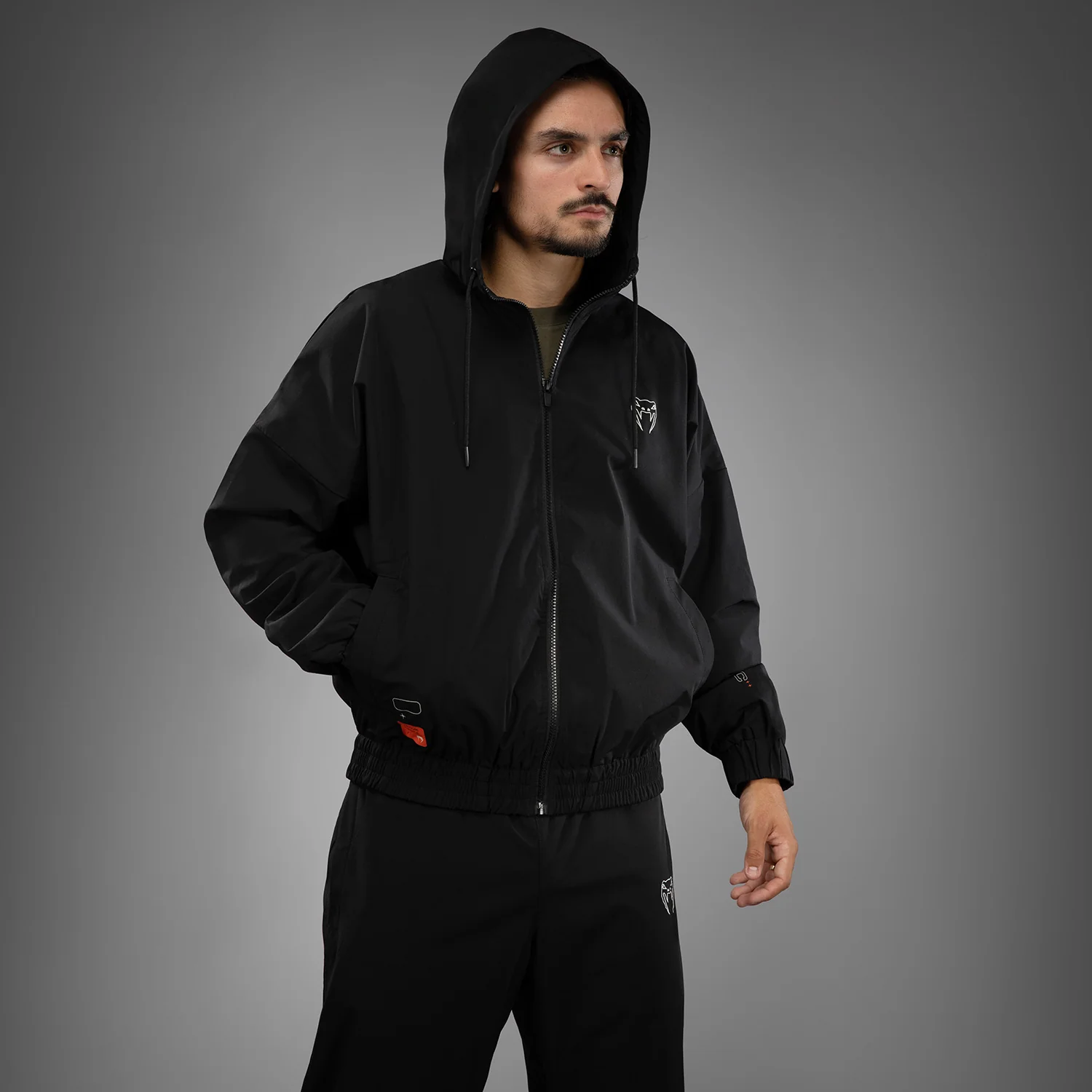 Venum Eclipse Track Jacket - Black/Ivory - Image 5