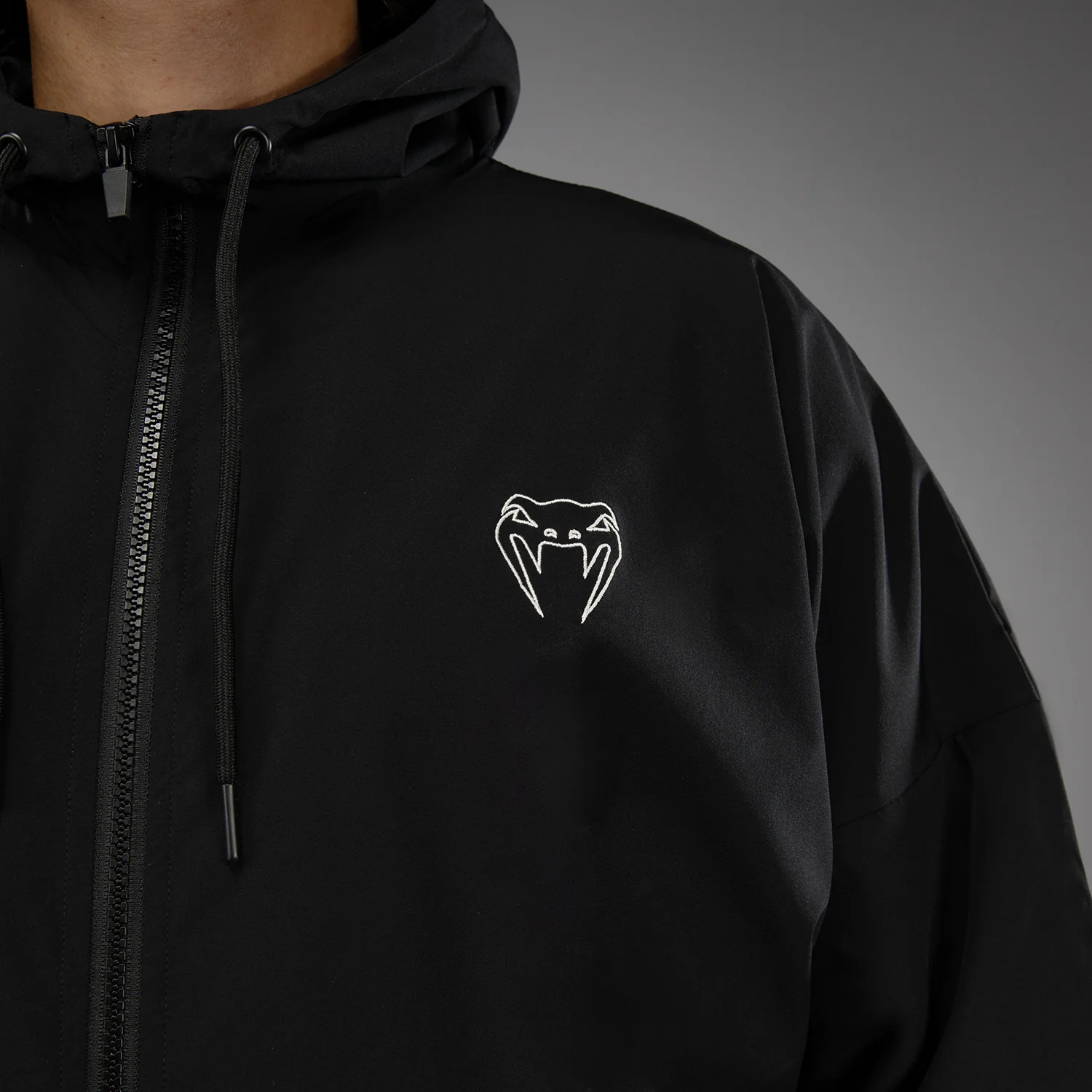 Venum Eclipse Track Jacket - Black/Ivory - Image 6