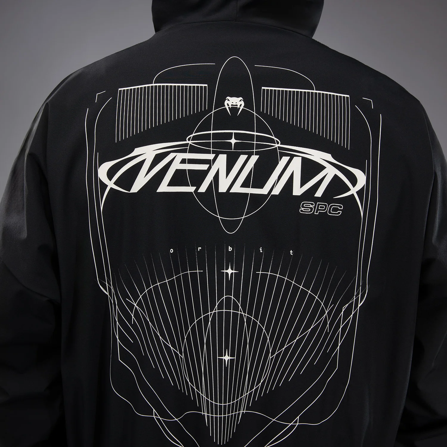 Venum Eclipse Track Jacket - Black/Ivory - Image 9