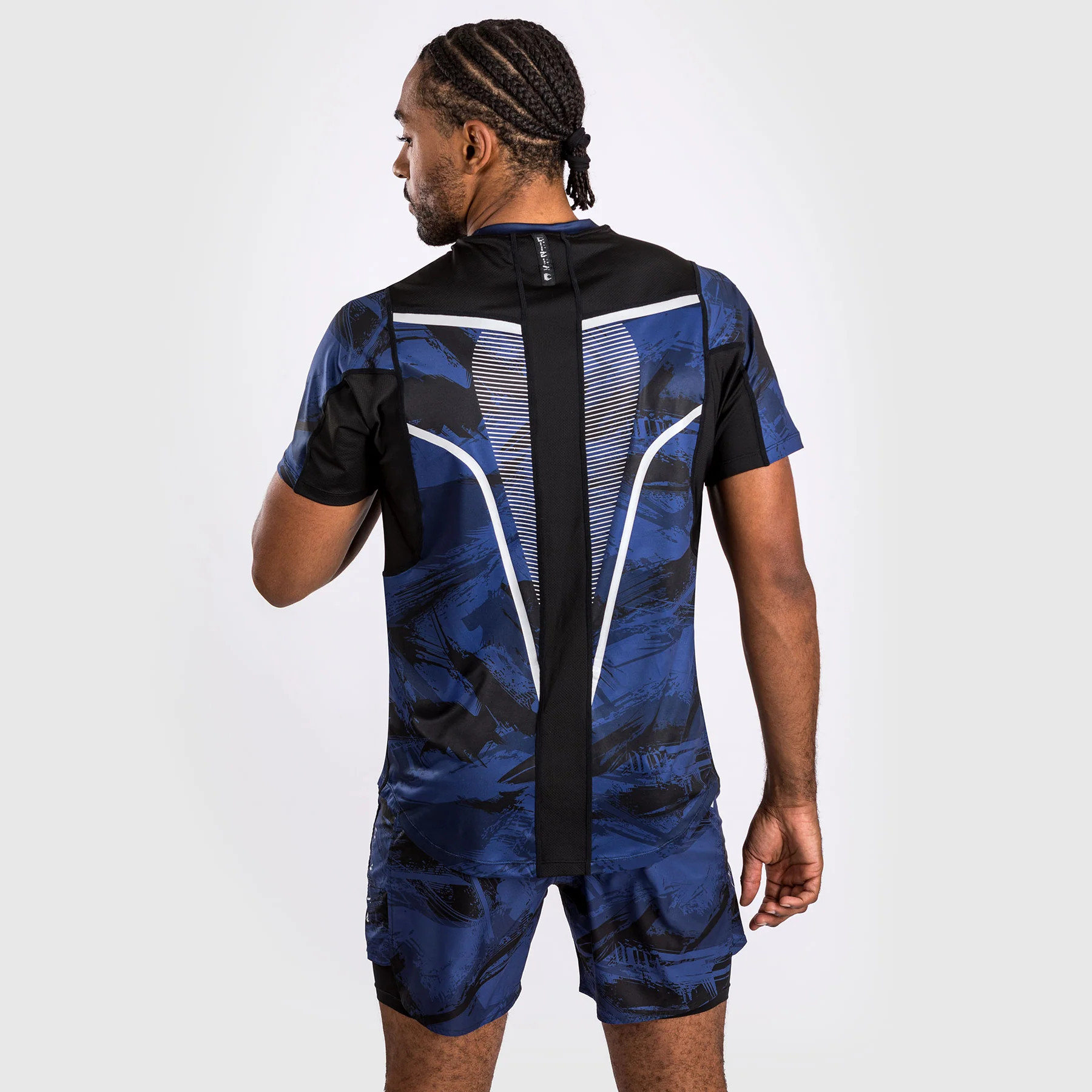 Venum Electron 3.0 Dry-Tech t-shirt - Navy - Image 6