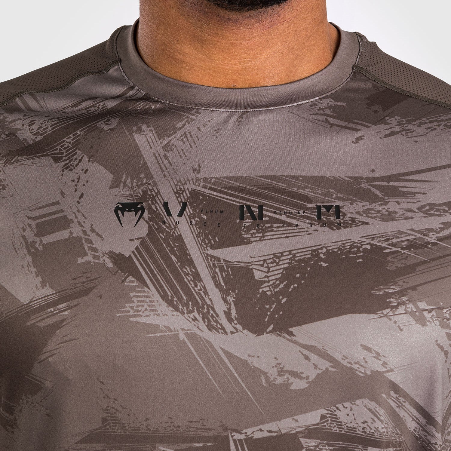 Venum Electron 3.0 Dry-Tech t-shirt - Sand - Image 6