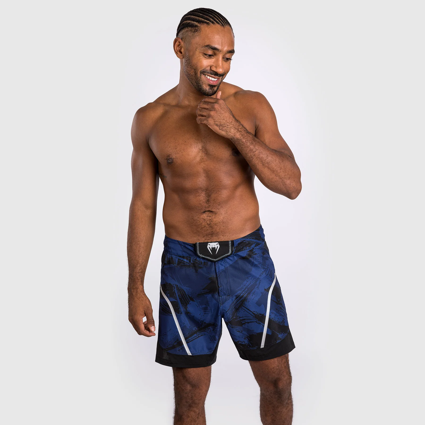 Venum Electron 3.0 Fight Shorts - Navy Blue - Image 7