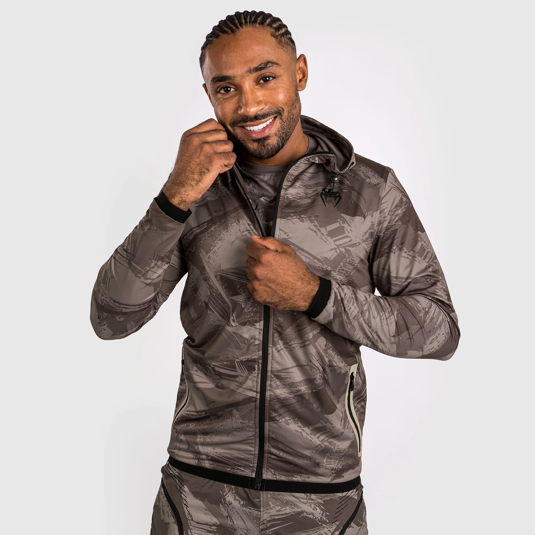 Venum Electron 3.0 Hoodie - Sand - Image 2