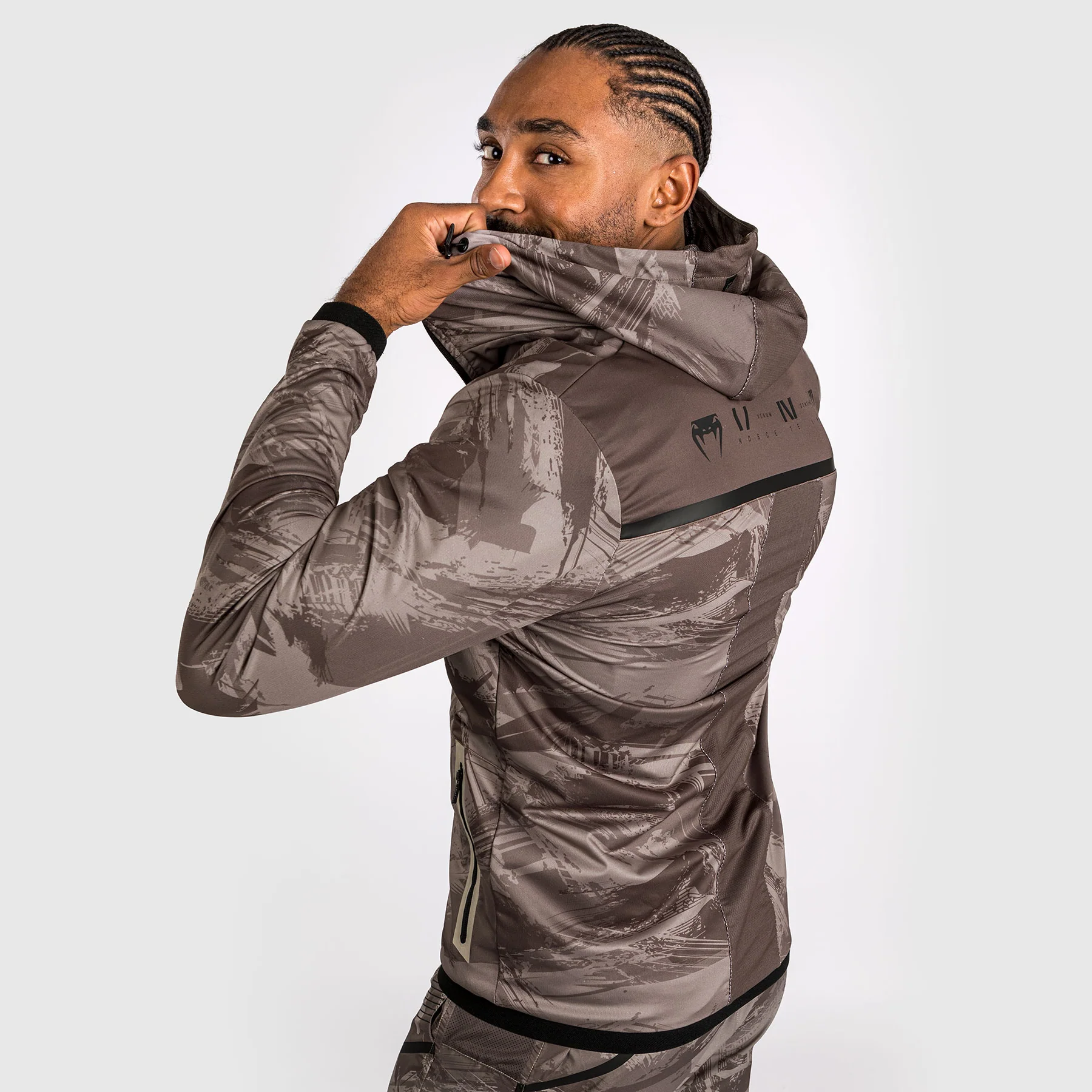 Venum Electron 3.0 Hoodie - Sand - Image 3