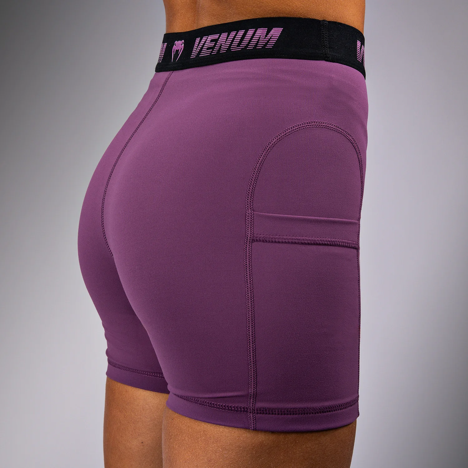 Venum Elevate Women Long ValeTudo Shorts- Liliac - Image 6