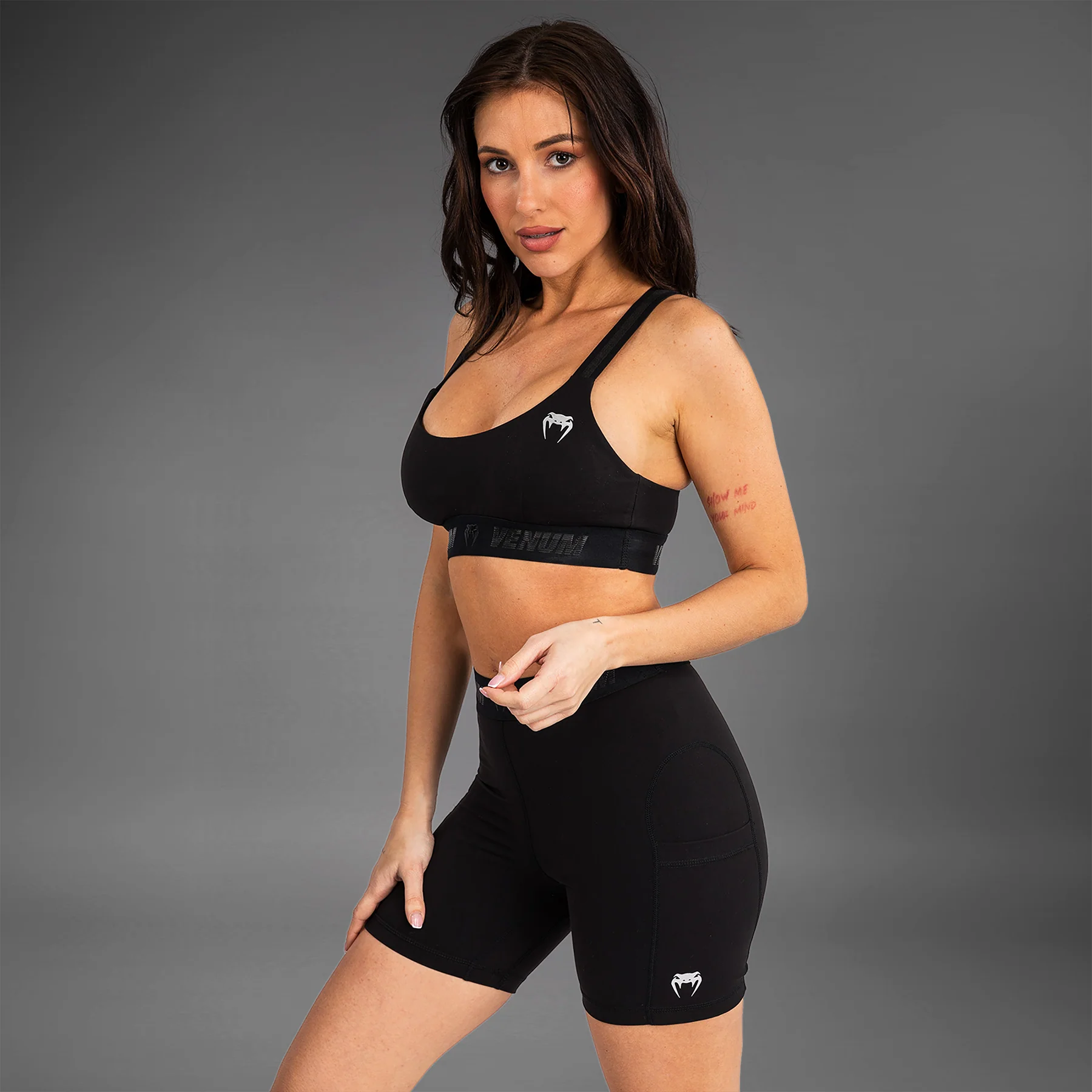 Venum Elevate Women Sports Bra - Black - Image 4