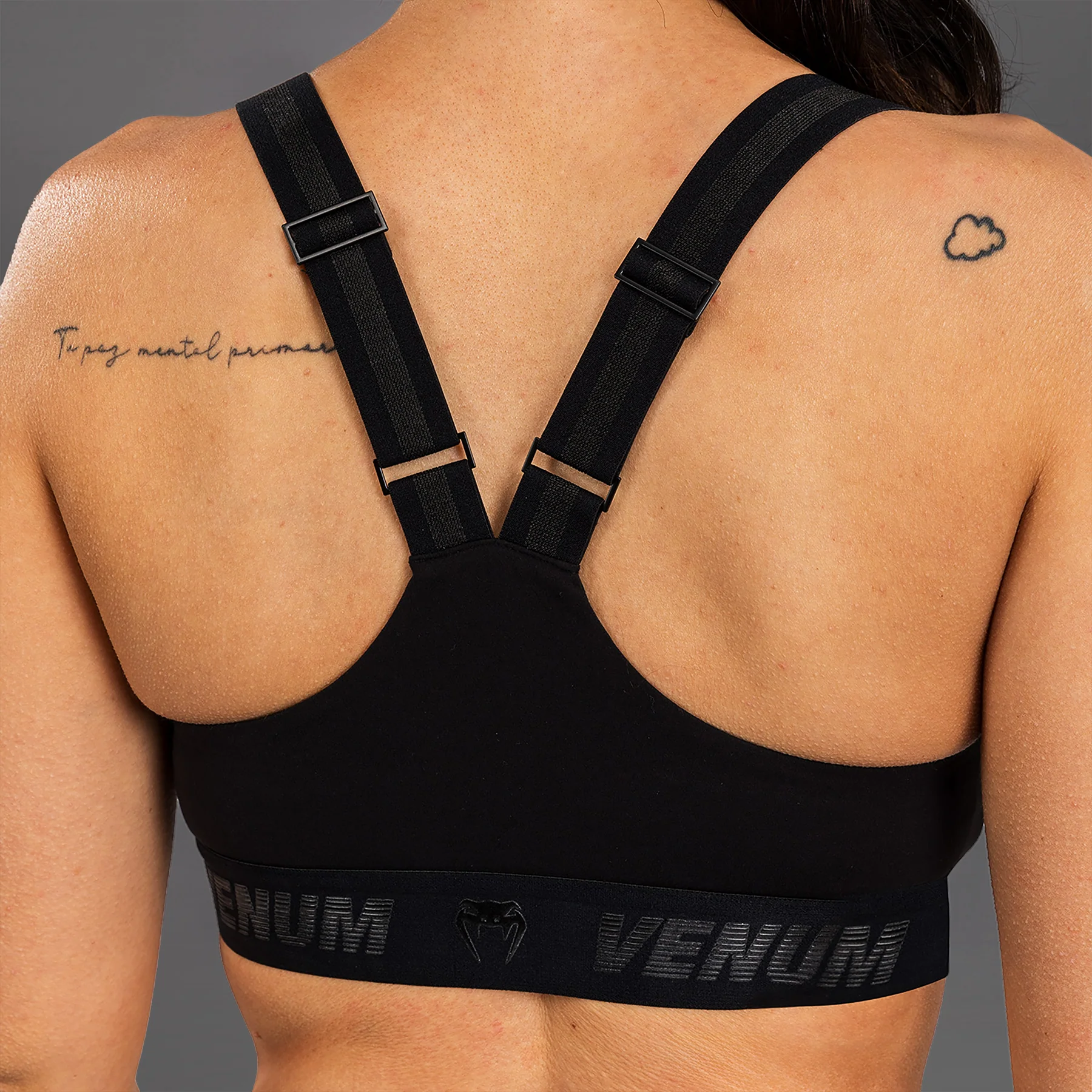 Venum Elevate Women Sports Bra - Black - Image 6