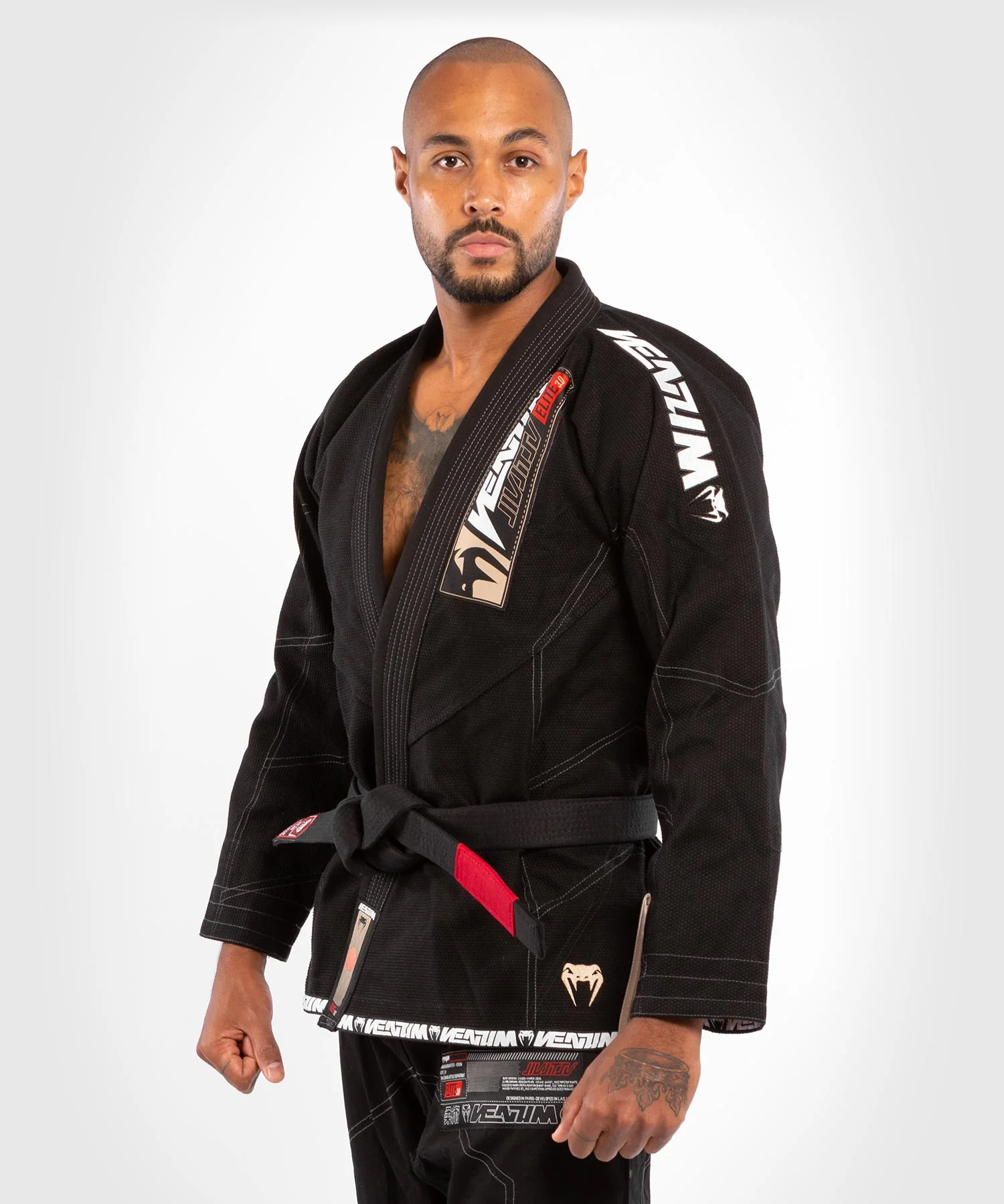 Venum Elite 3.0 BJJ Gi - Black - Image 3