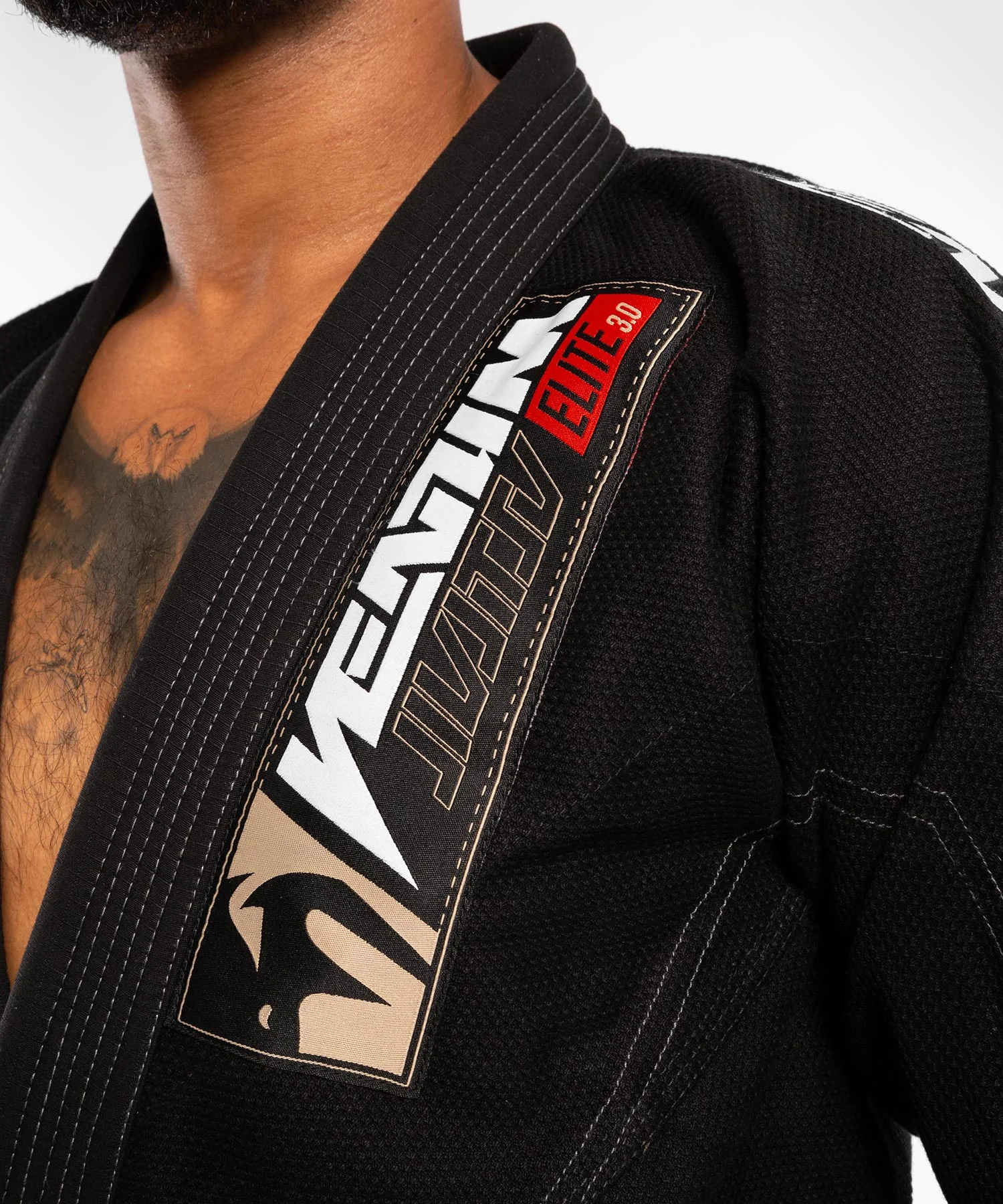 Venum Elite 3.0 BJJ Gi - Black - Image 4