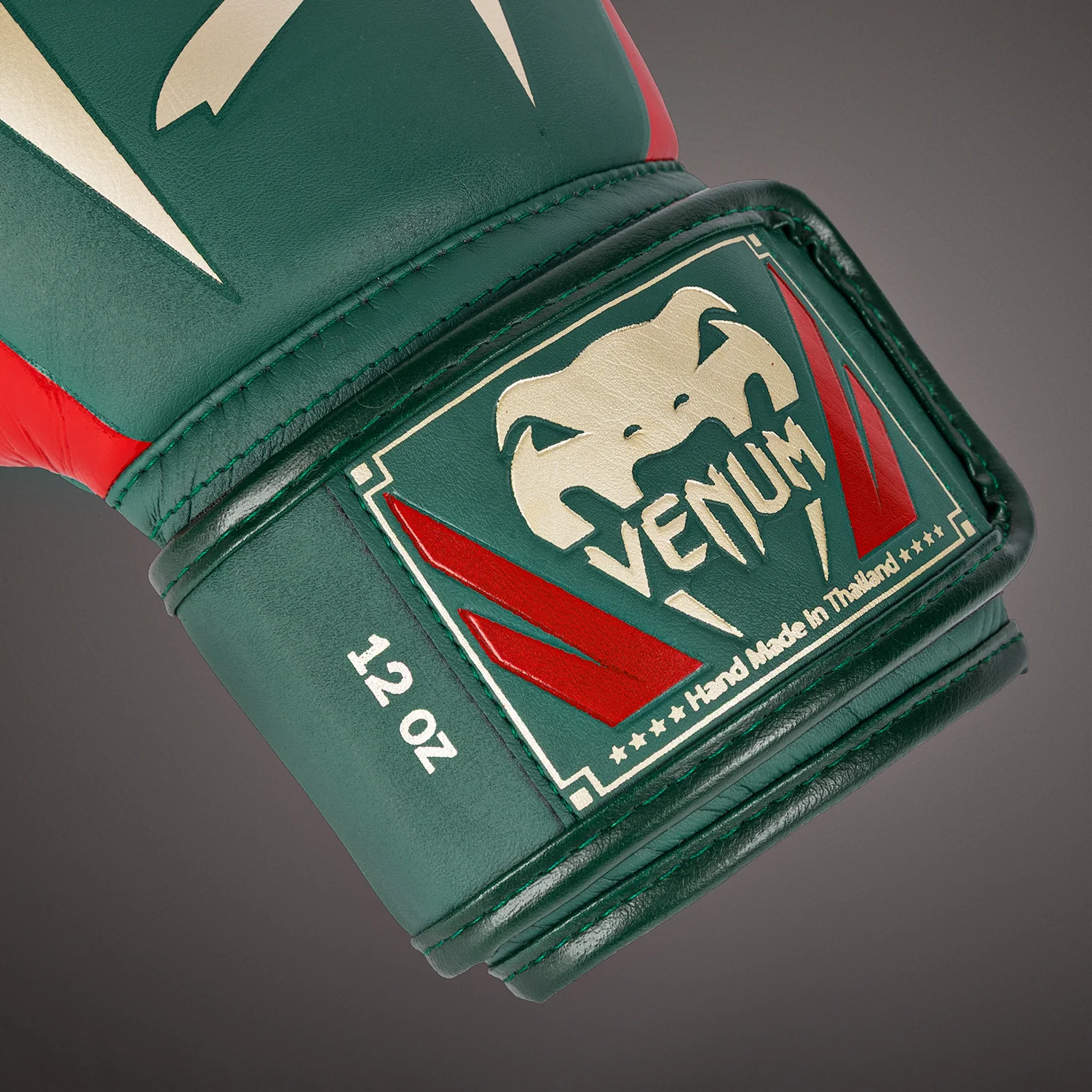 Venum Elite Boxing Gloves - Green - Special Edition - Image 3