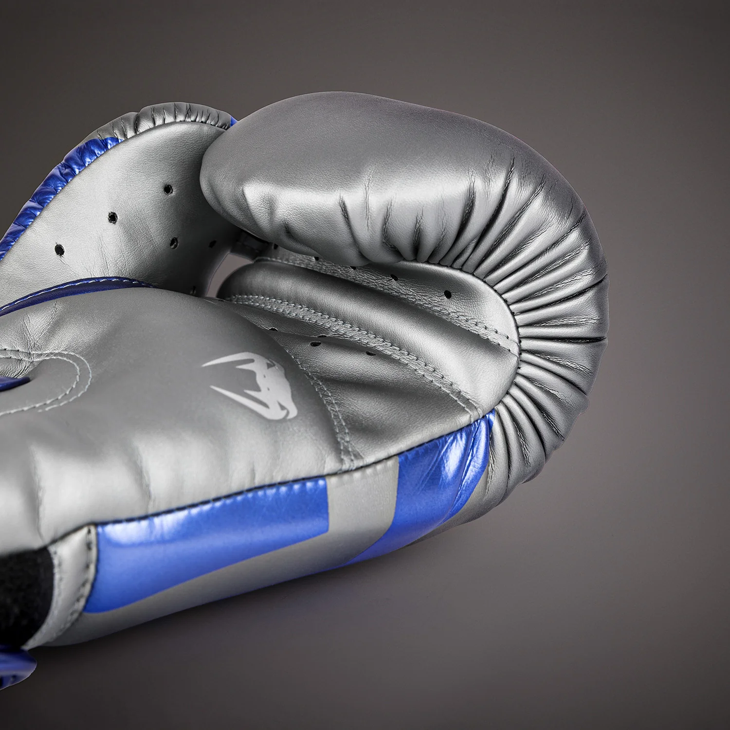Venum Elite Boxing Gloves - Grey - Special Edition - Image 4