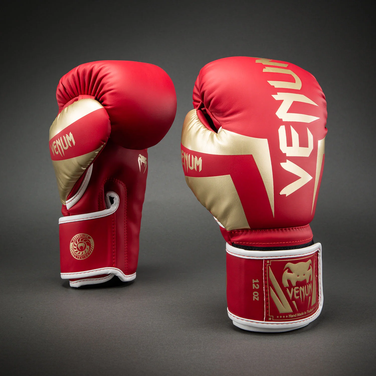 Venum Elite Boxing Gloves - Red - Image 2