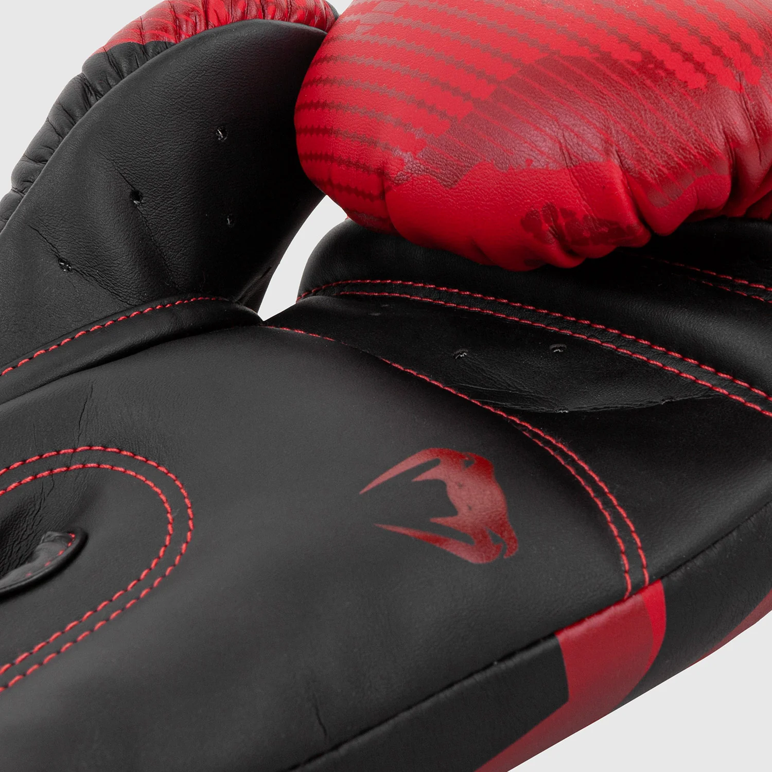 Venum Elite Boxing Gloves - Red/Camo - Image 7