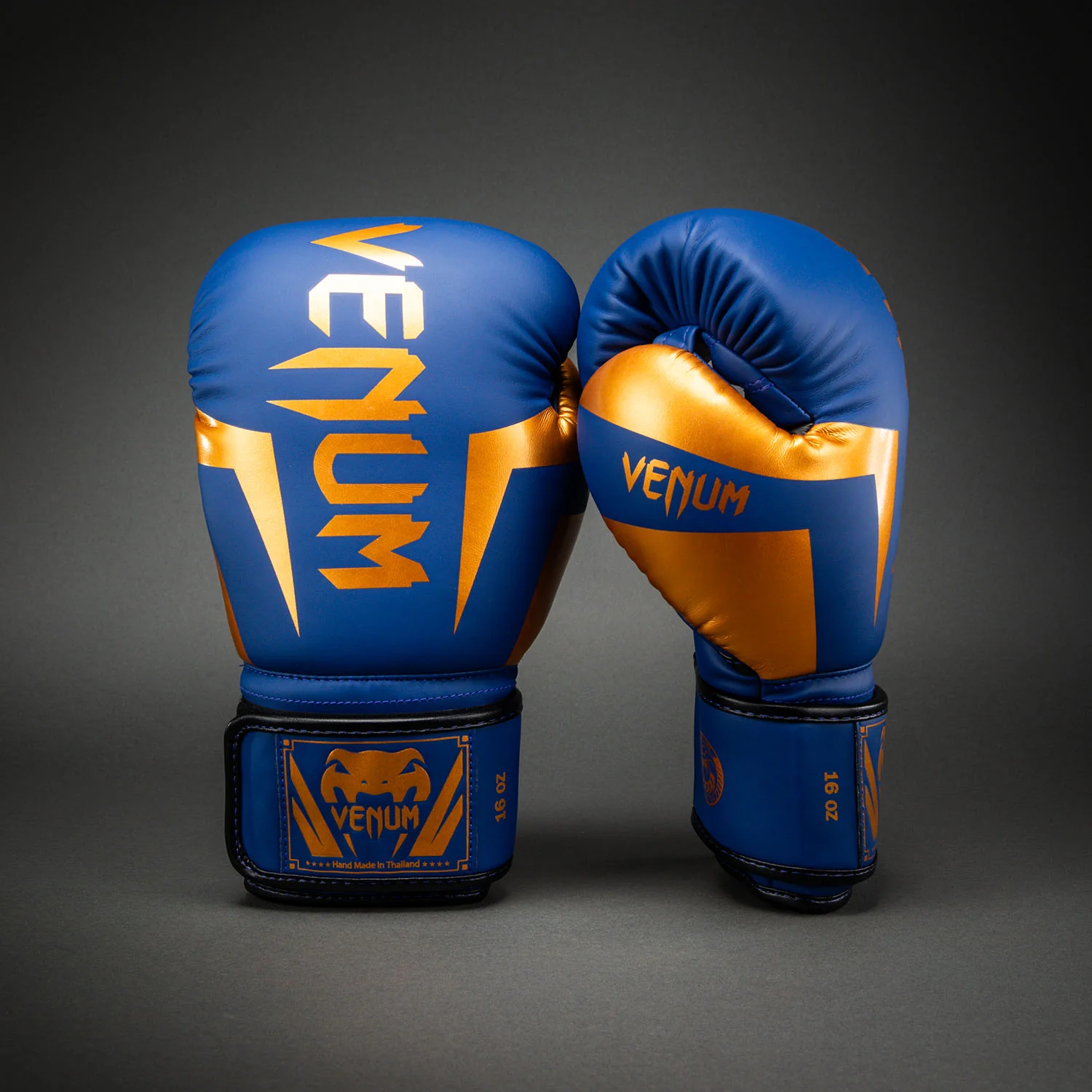 Venum Elite Boxing Gloves - Royal Blue - Special Edition - Image 2