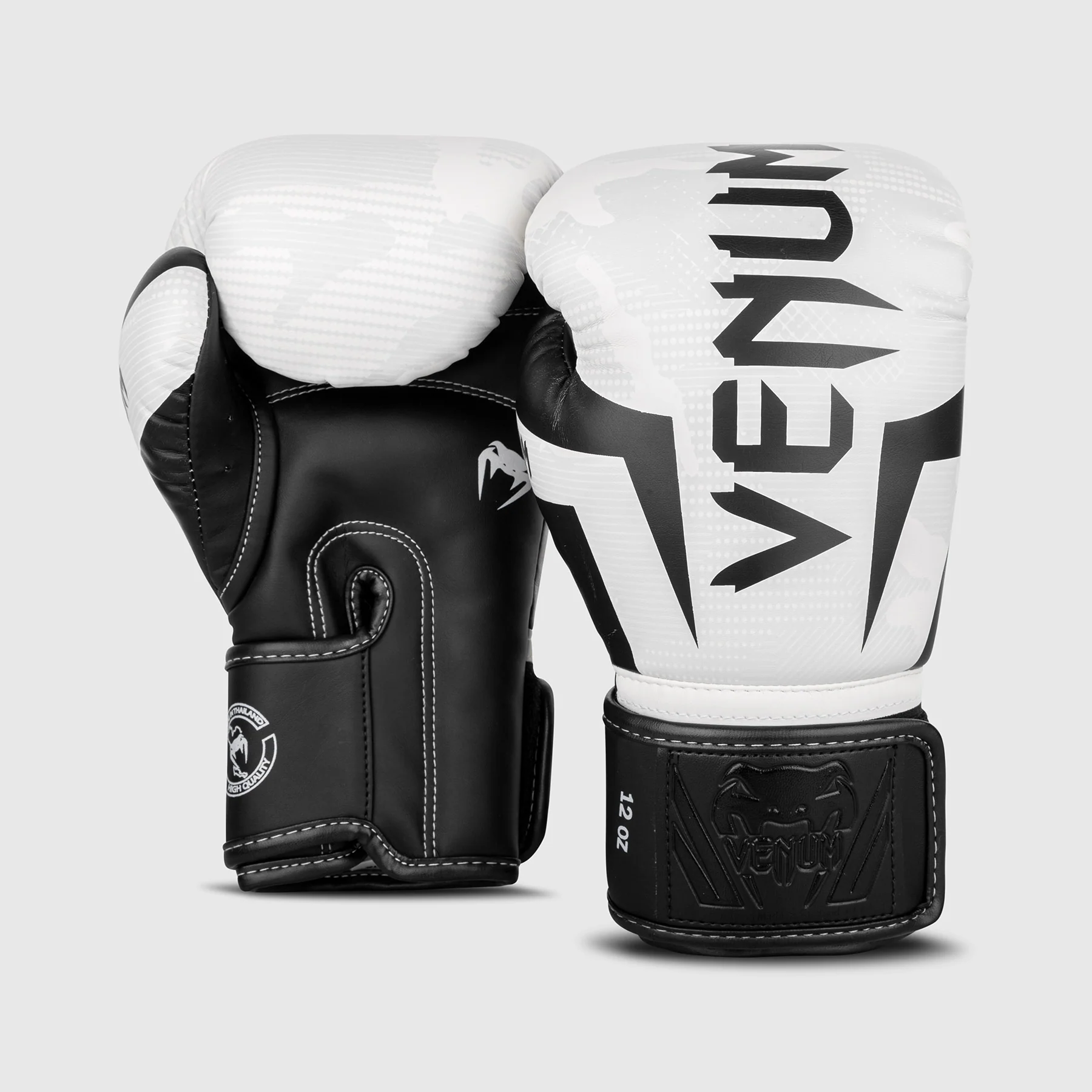 Venum Elite Boxing Gloves - White/Camo - Image 3