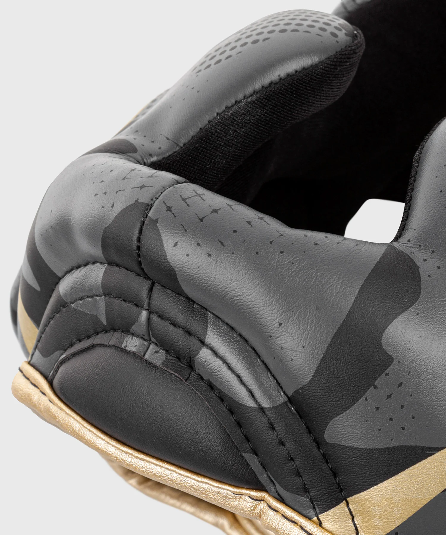 Venum Elite Boxing Headgear - Dark camo/Gold - Image 7