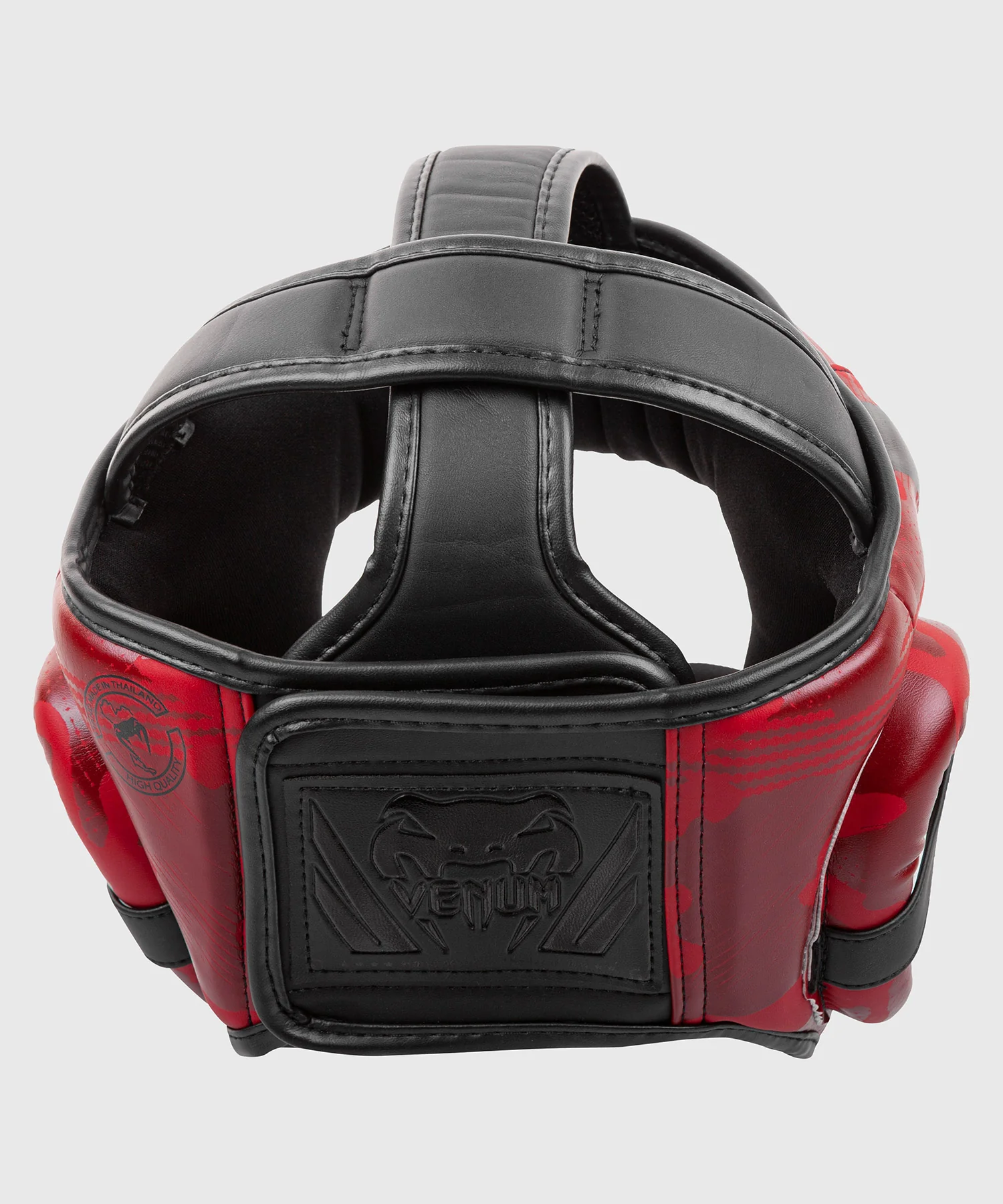 Venum Elite Boxing Headgear - Red Camo - Image 3