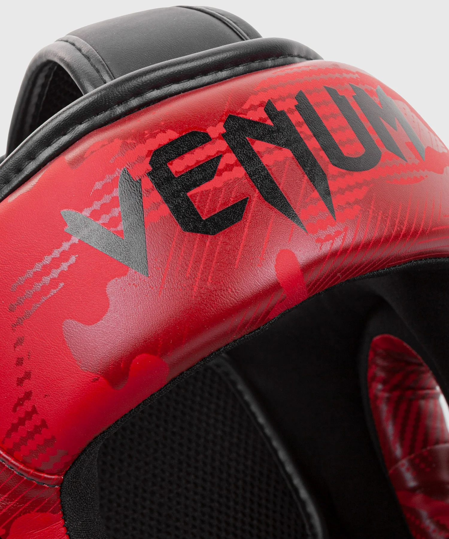 Venum Elite Boxing Headgear - Red Camo - Image 4