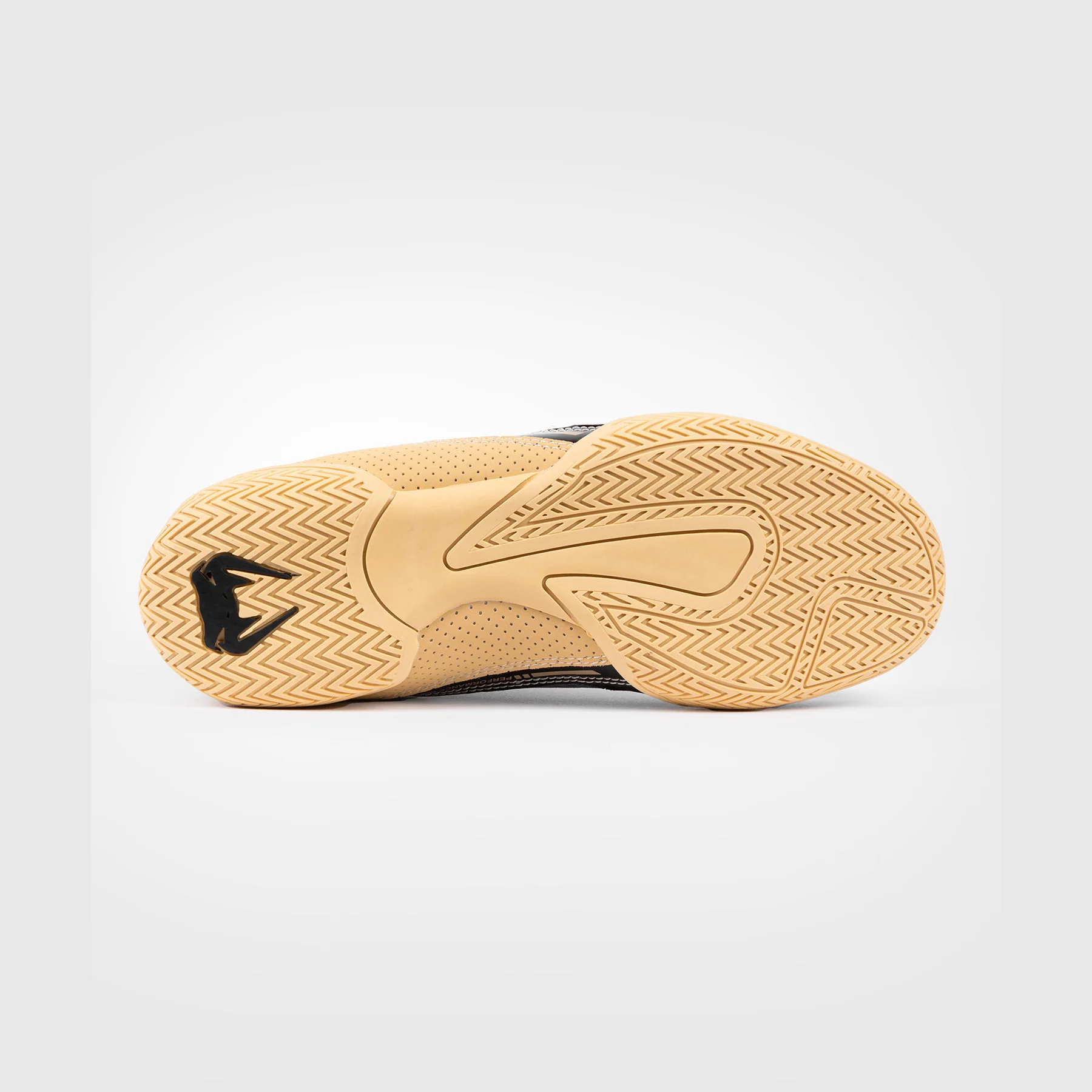 Venum Elite Boxing Shoes - Black/Beige - Image 9