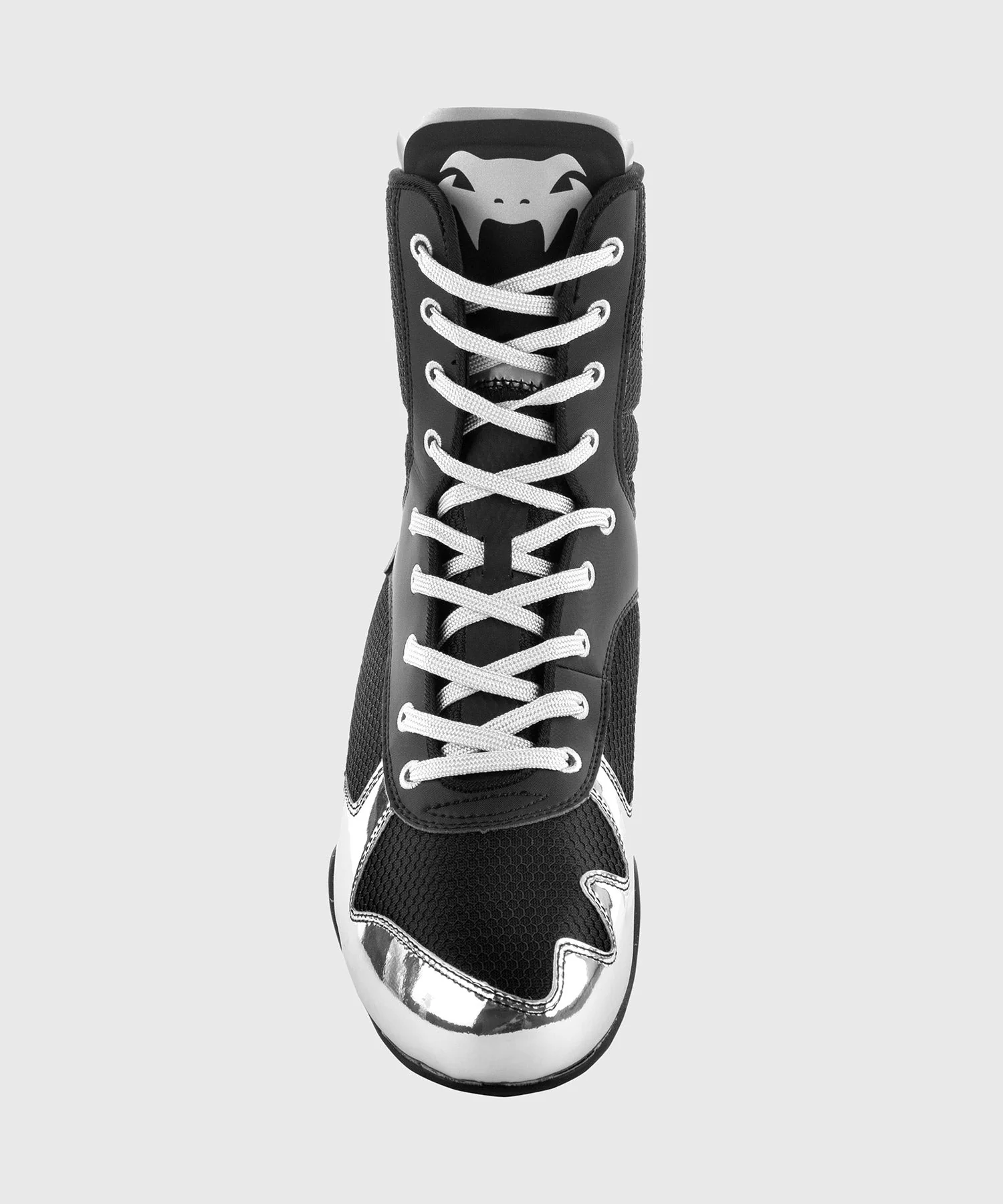 Venum Elite Boxing Shoes - Black/Silver - Image 6