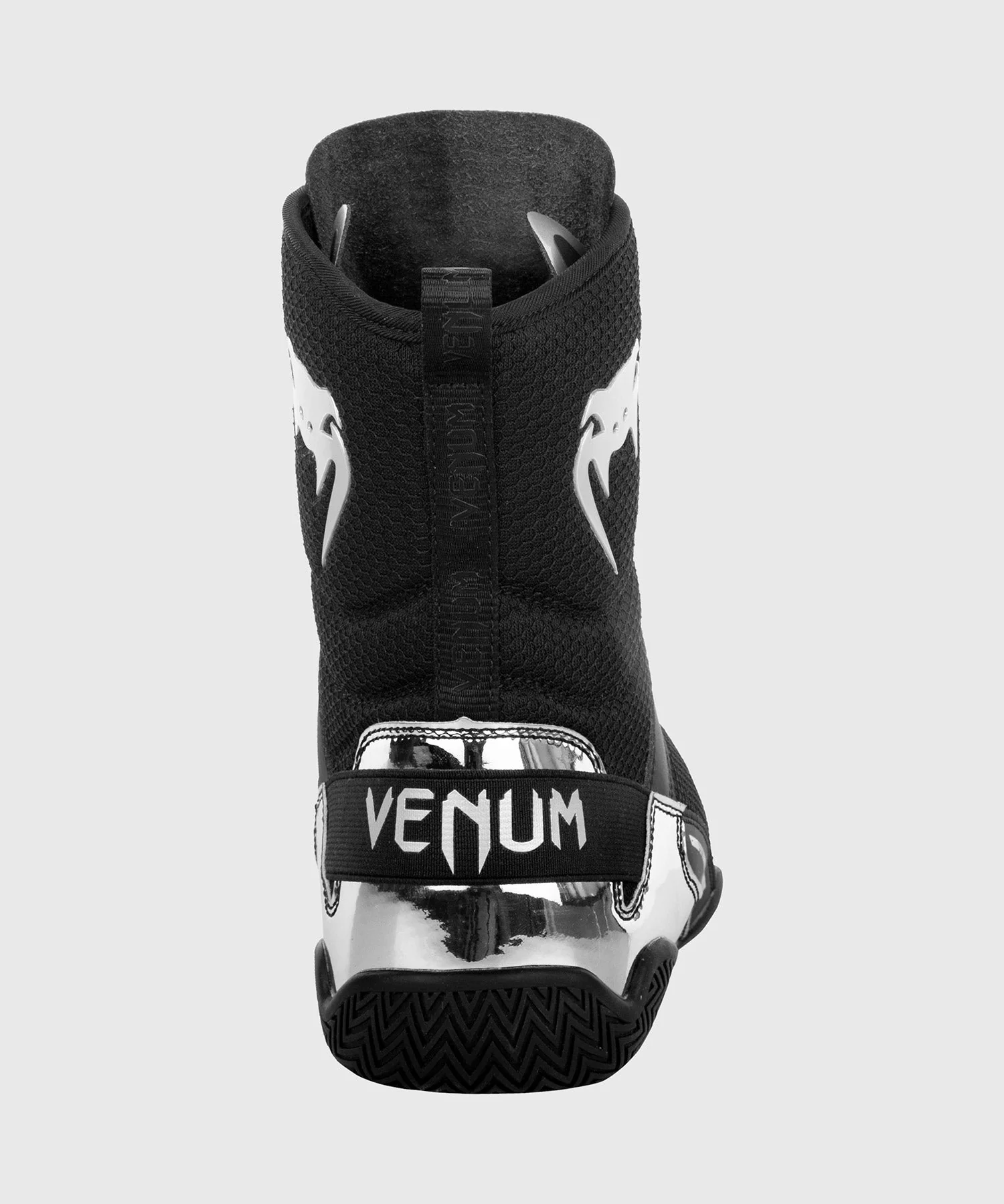 Venum Elite Boxing Shoes - Black/Silver - Image 7