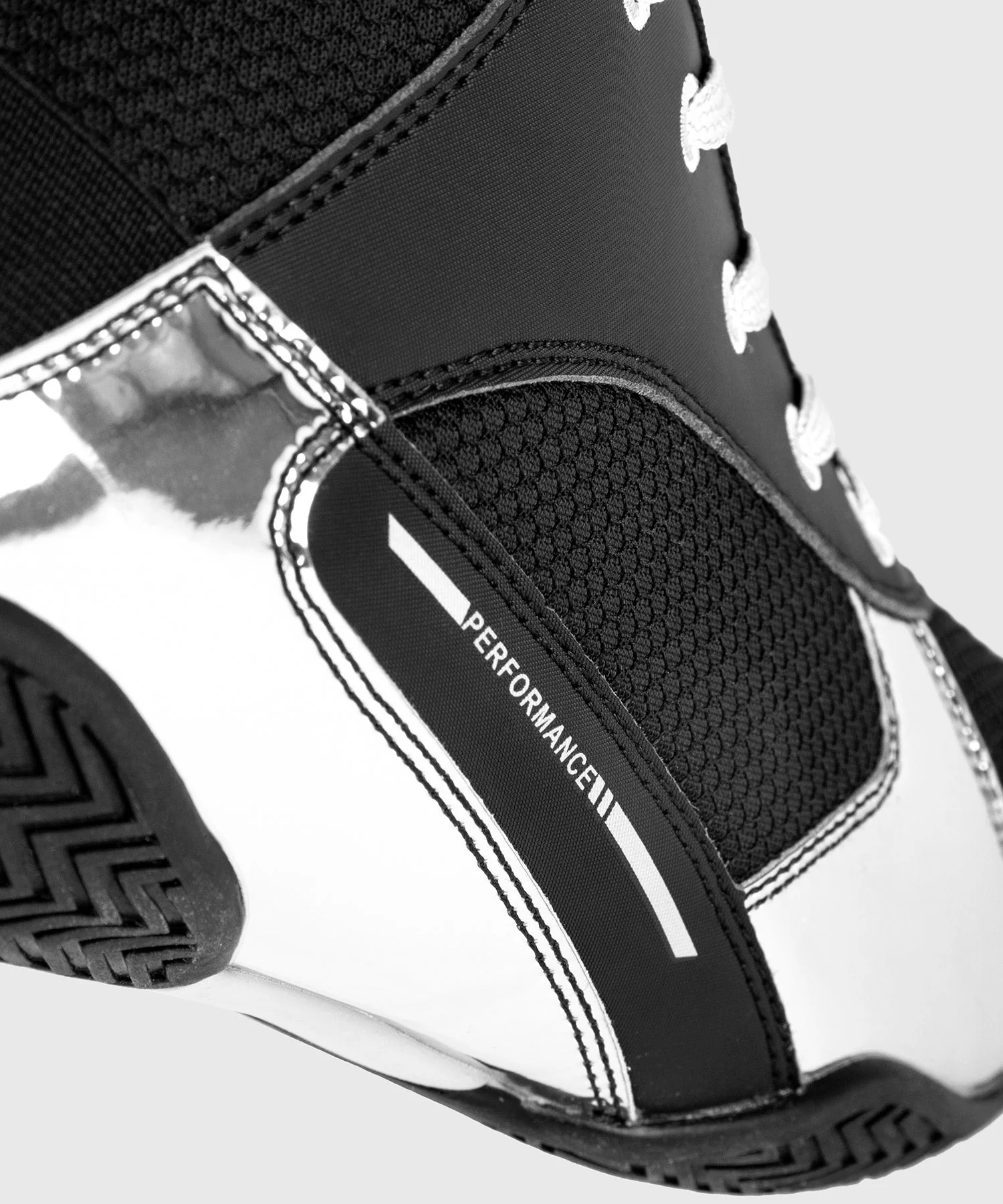 Venum Elite Boxing Shoes - Black/Silver - Image 9