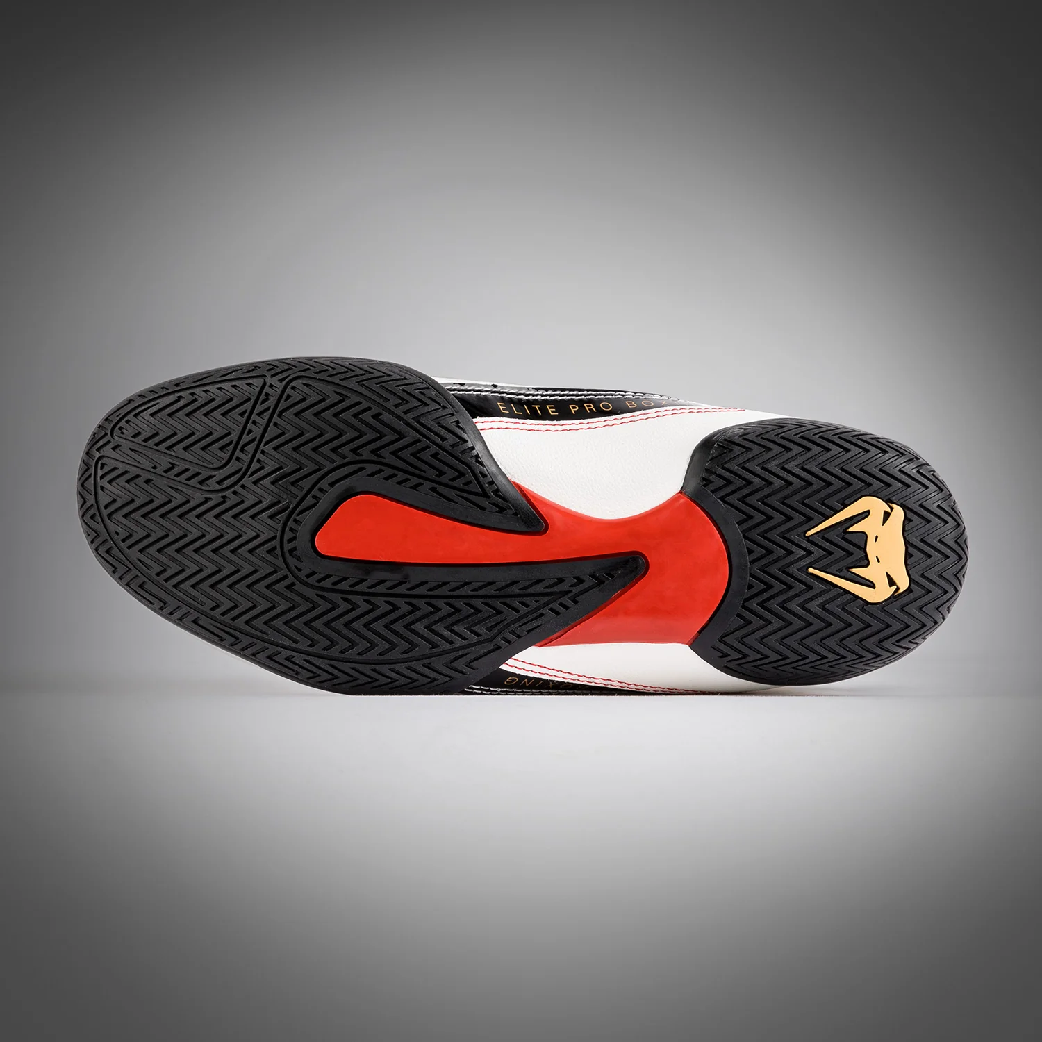 Venum Elite Boxing Shoes - Ice /Gold - Image 6